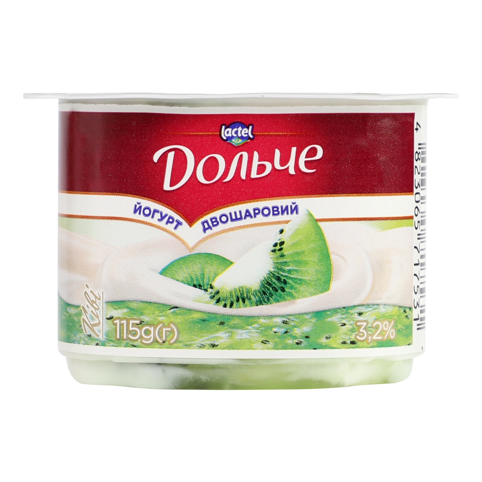 Йогурт Дольче двошаровий Ківі 3.2% 115г Фото №:1