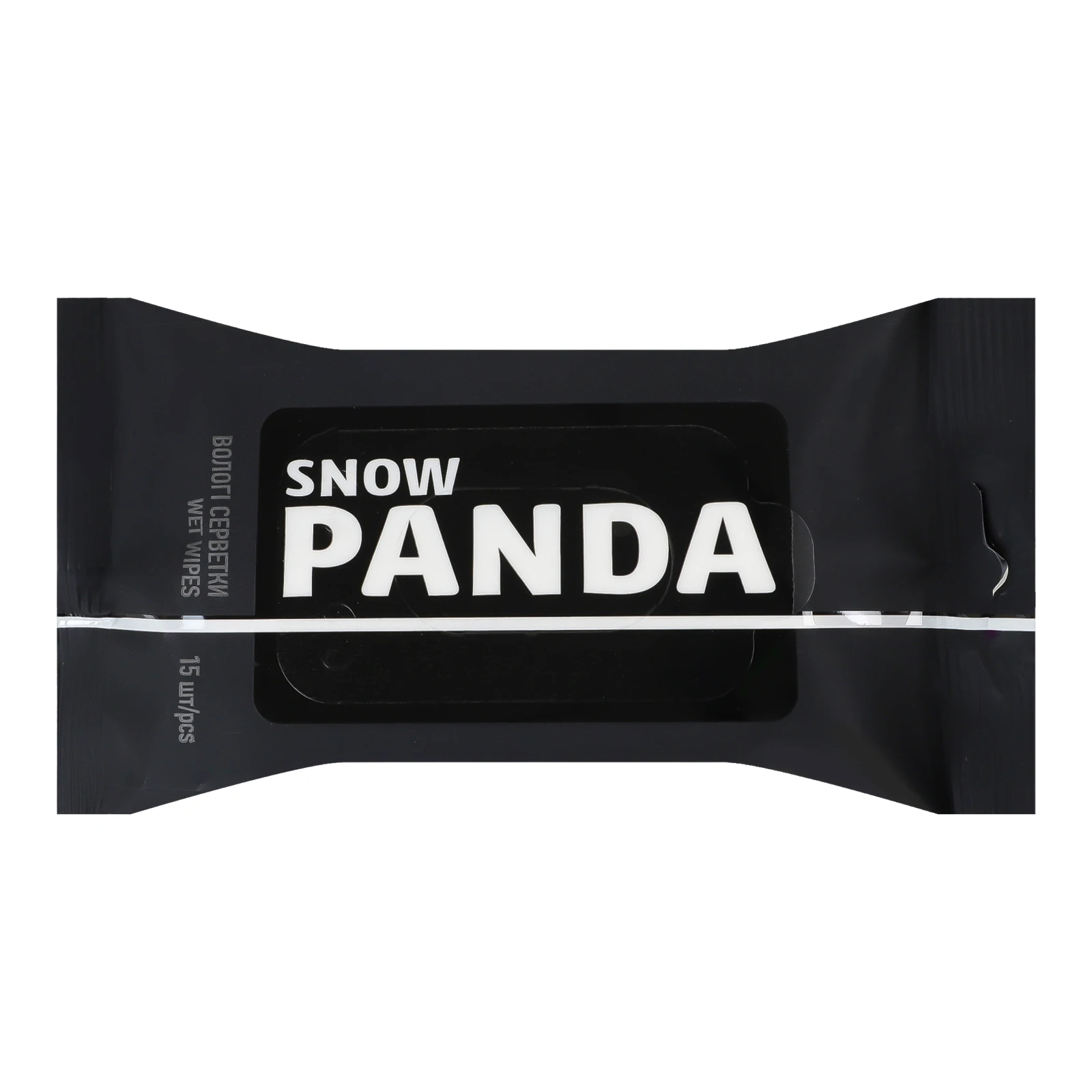 Серветки вологі Сніжна Панда для рук Орхідея 15шт Фото №:1