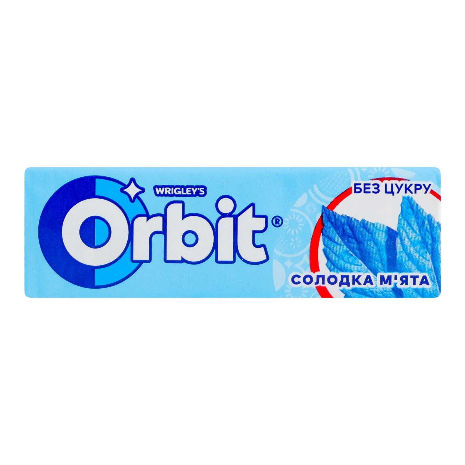 Гумка жувальна Orbit Солодка м'ята без цукру 14г Фото навігації №:1