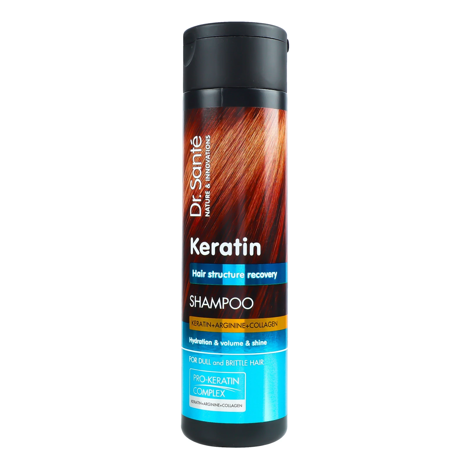 Шампунь Dr.Sante 250мл Keratin Відновлення структури волосся