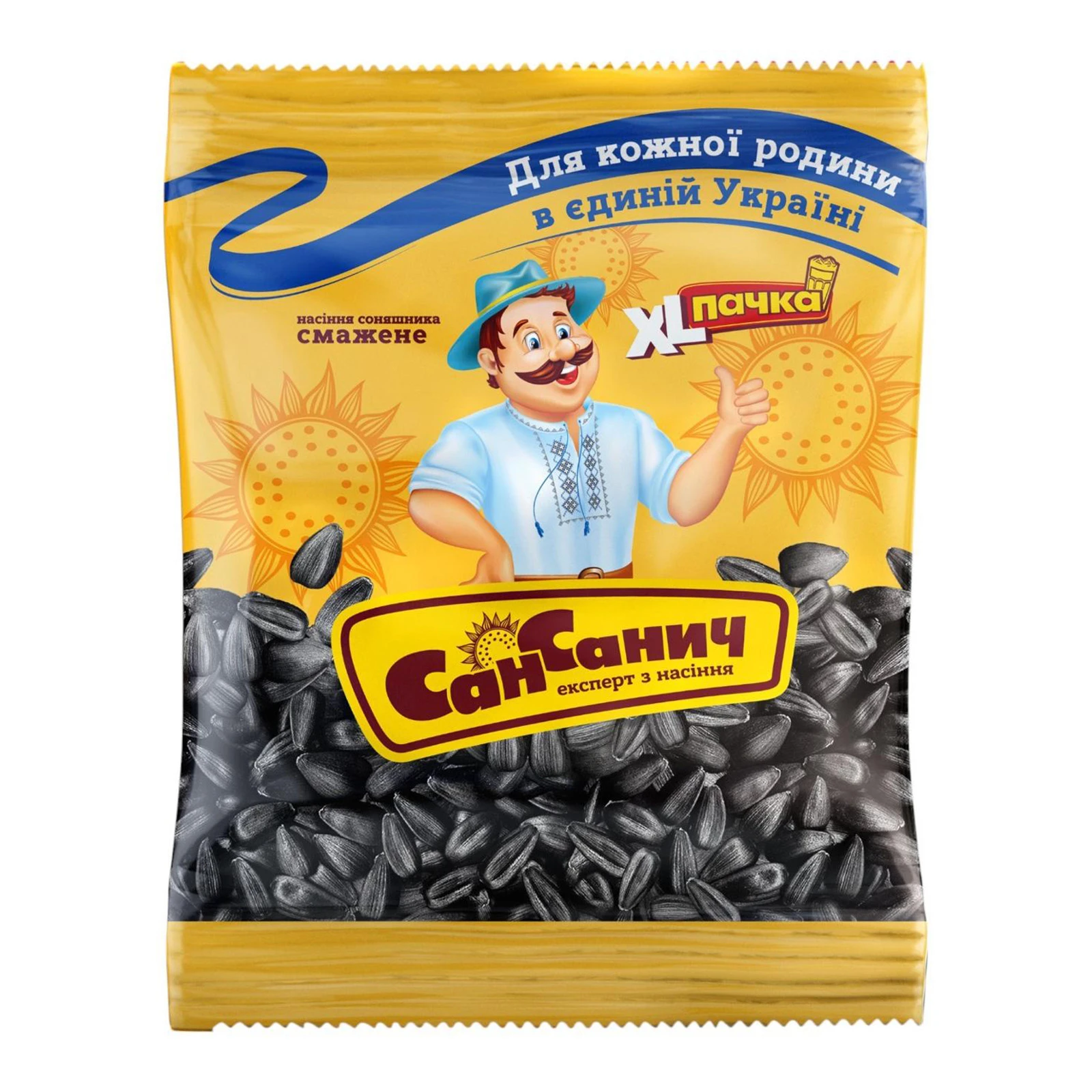 Насіння соняшника Сан Санич смажене 155г Фото №:1