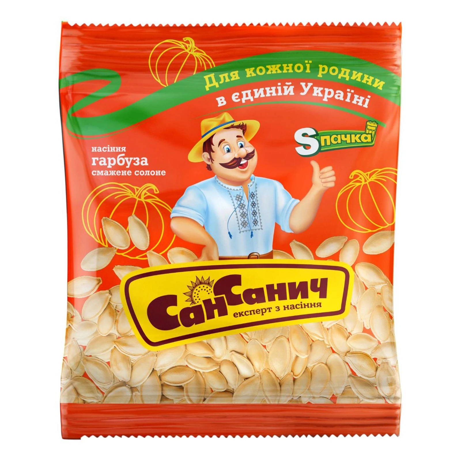 Насіння гарбуза Сан Санич солоне 40г Фото №:1
