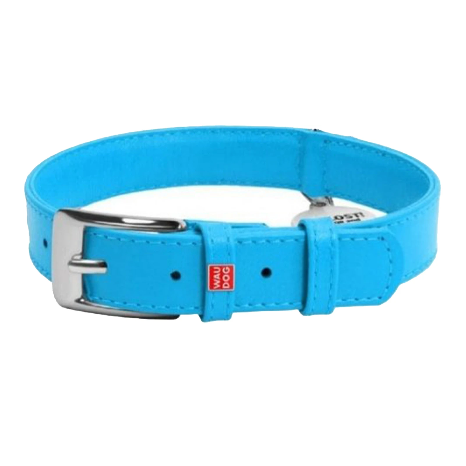 & Нашийник CoLLaR Glamour без прикрас блакитний 25мм 38-49см Фото навігації №:1