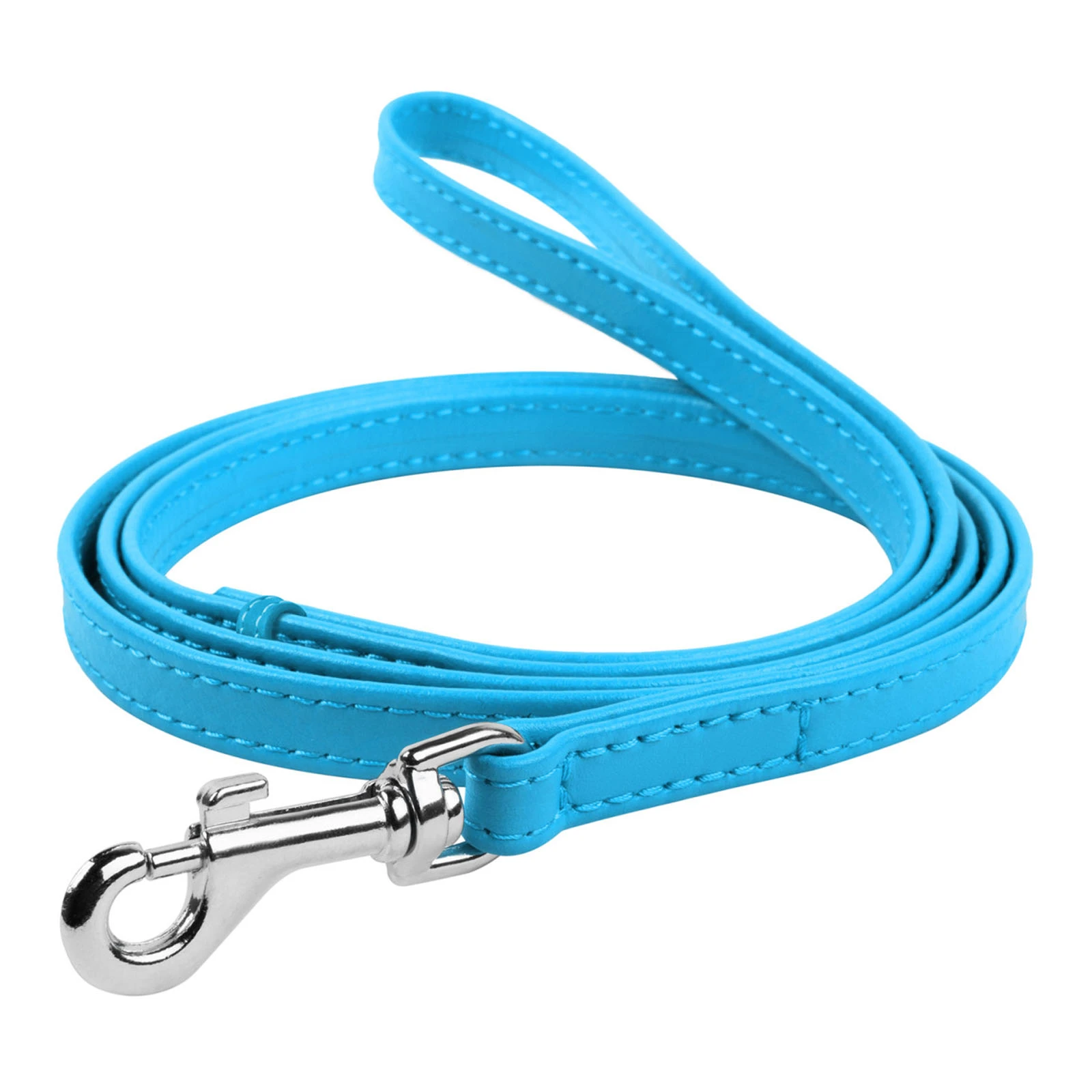 & Повідець CoLLaR Glamour синій 25мм 122см Фото навігації №:1