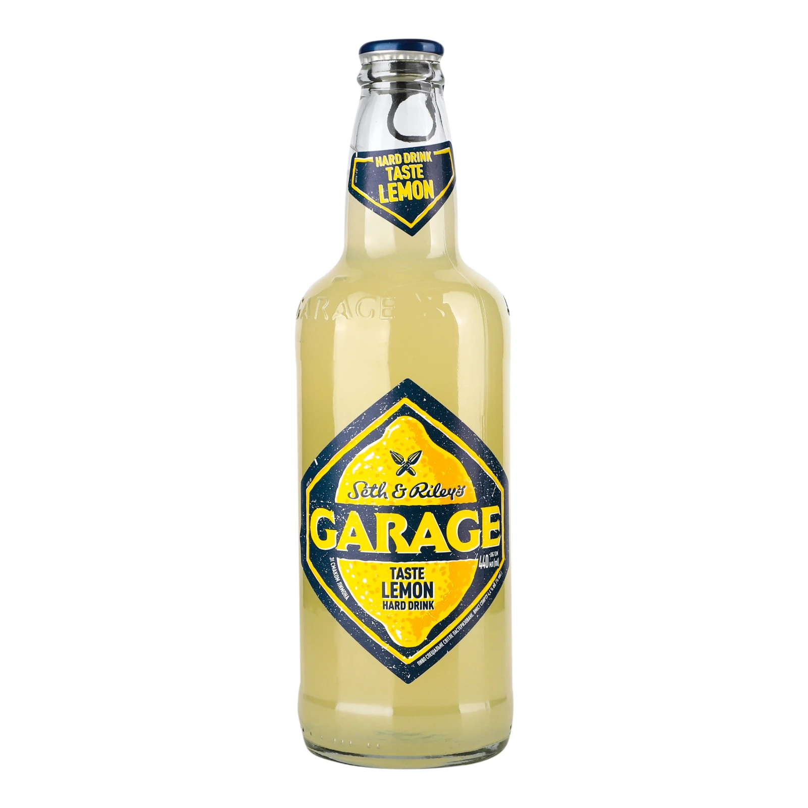 Пиво спеціальне Seth&Riley's Garage Taste Lemon світле пастеризоване 4.4% 0.44л Фото №:1