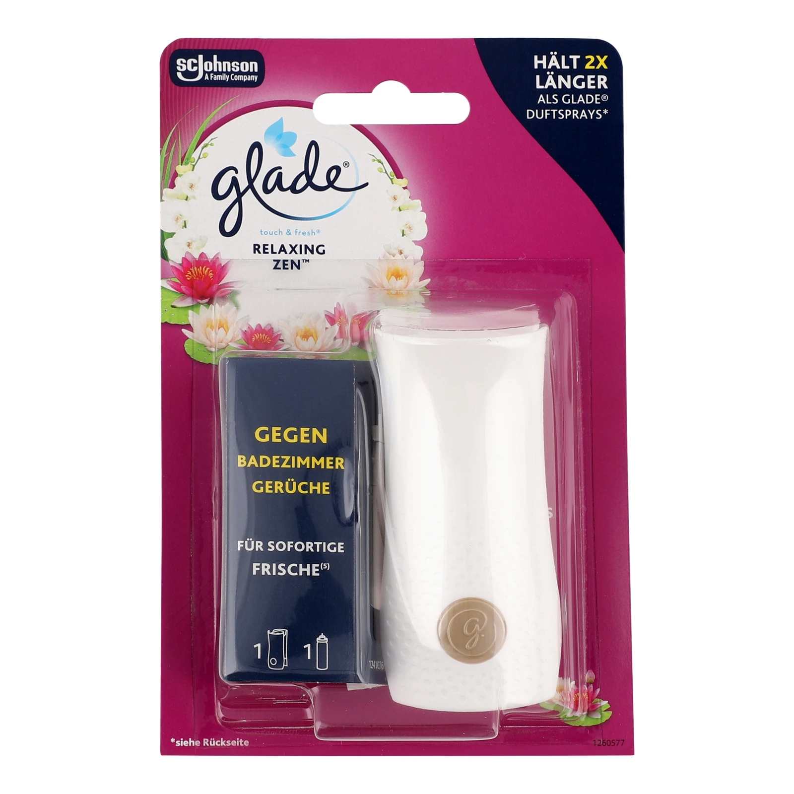 Освіжувач повітря Glade Touch&Fresh Relaxing zen міні-спрей 10мл Фото №:1