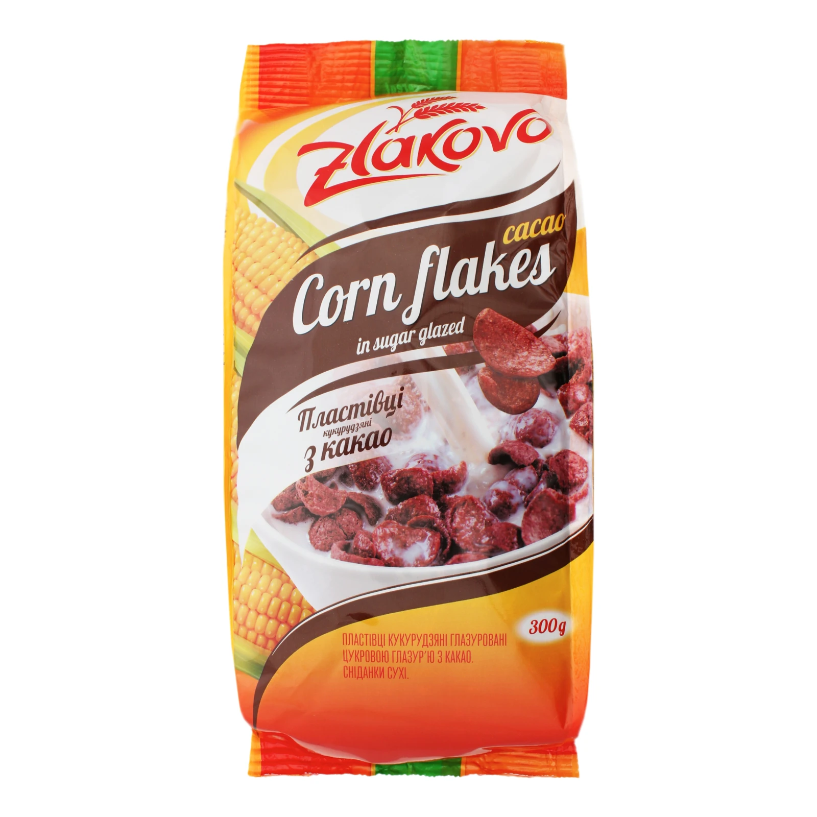 Пластівці Zlakovo кукурудзяні з какао 300г Фото №:1