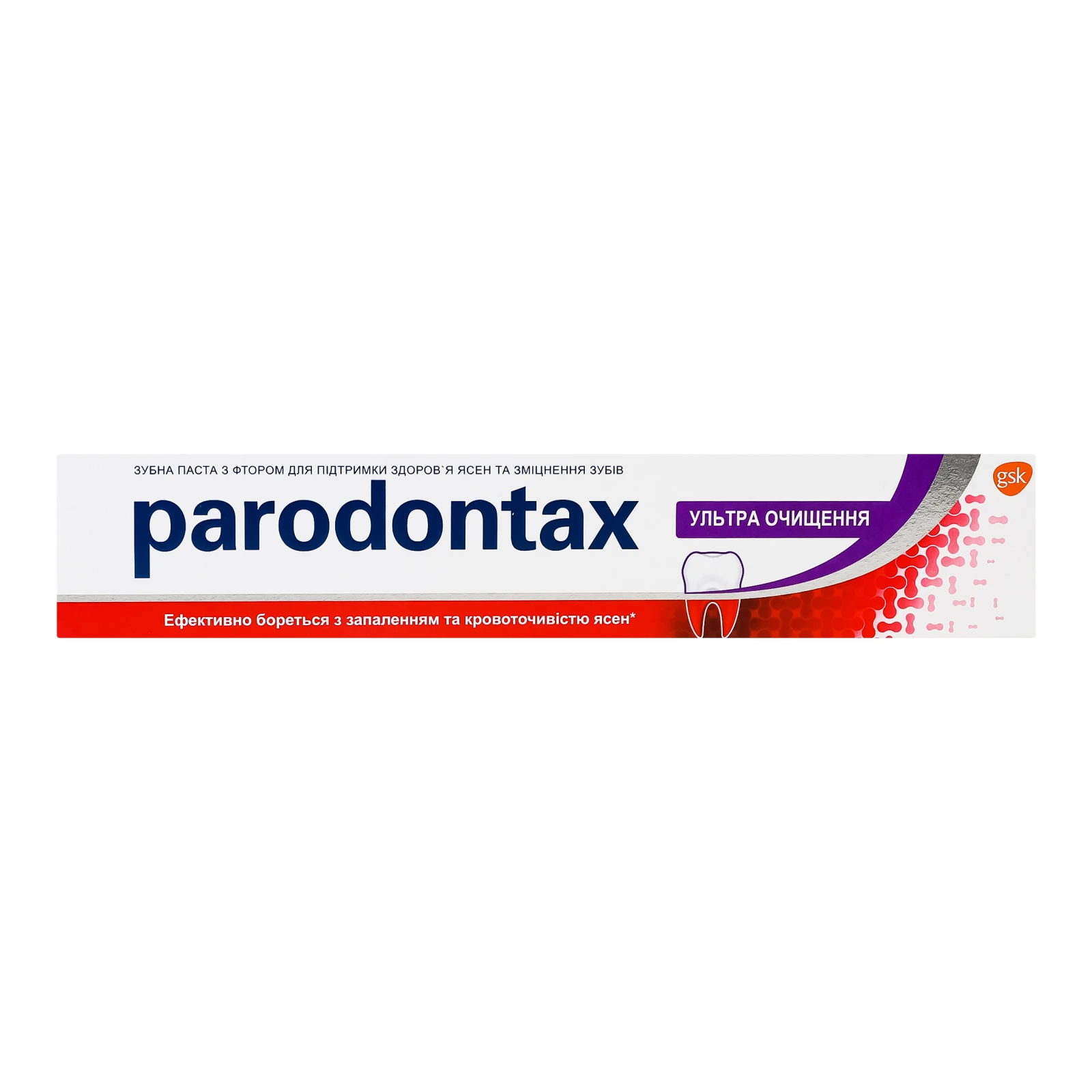 Паста зубна Parodontax Ультра очищення 75мл Фото №:1