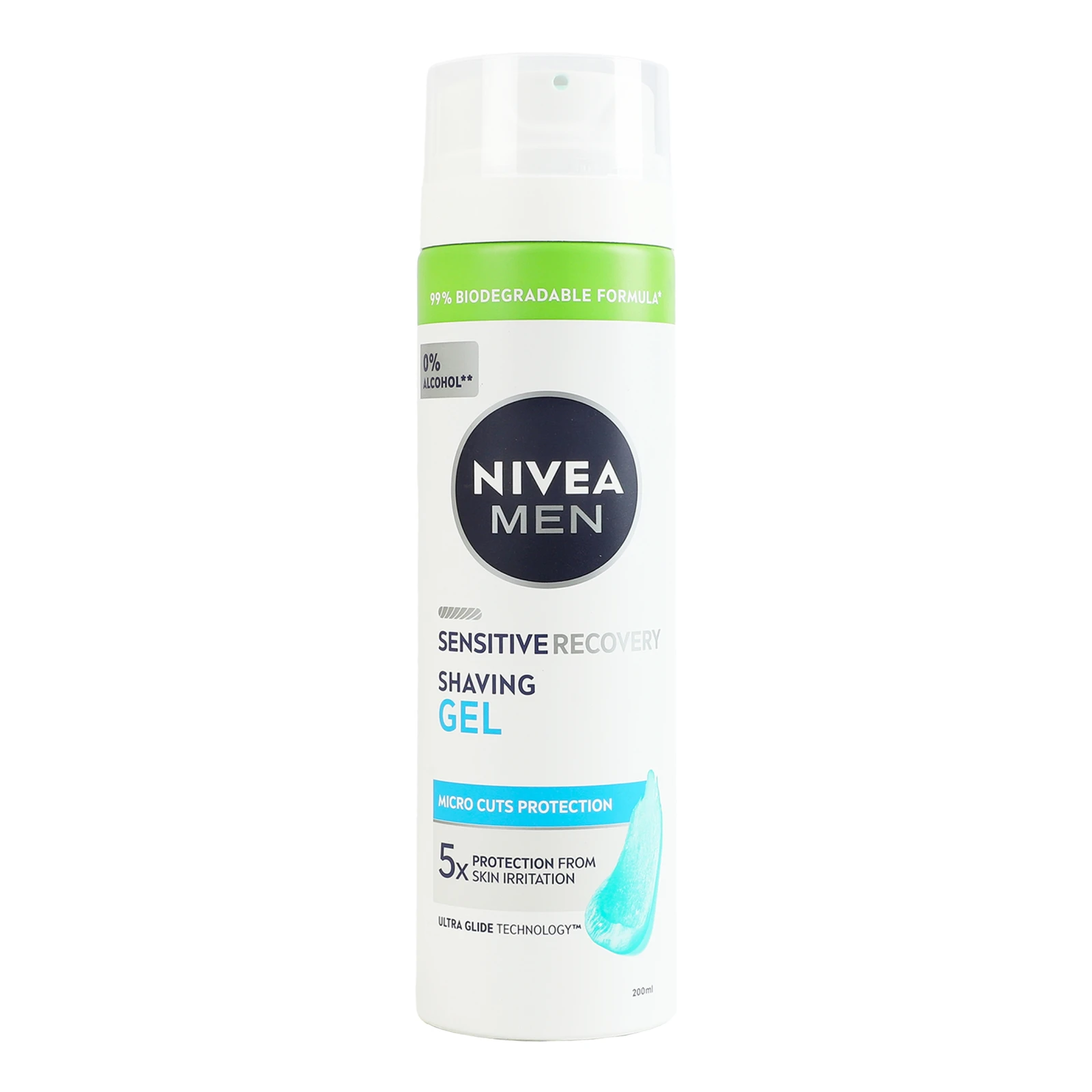 Гель для гоління Nivea Men Sensitive Recovery відновлюючий для чутливої шкіри 200мл Фото №:1