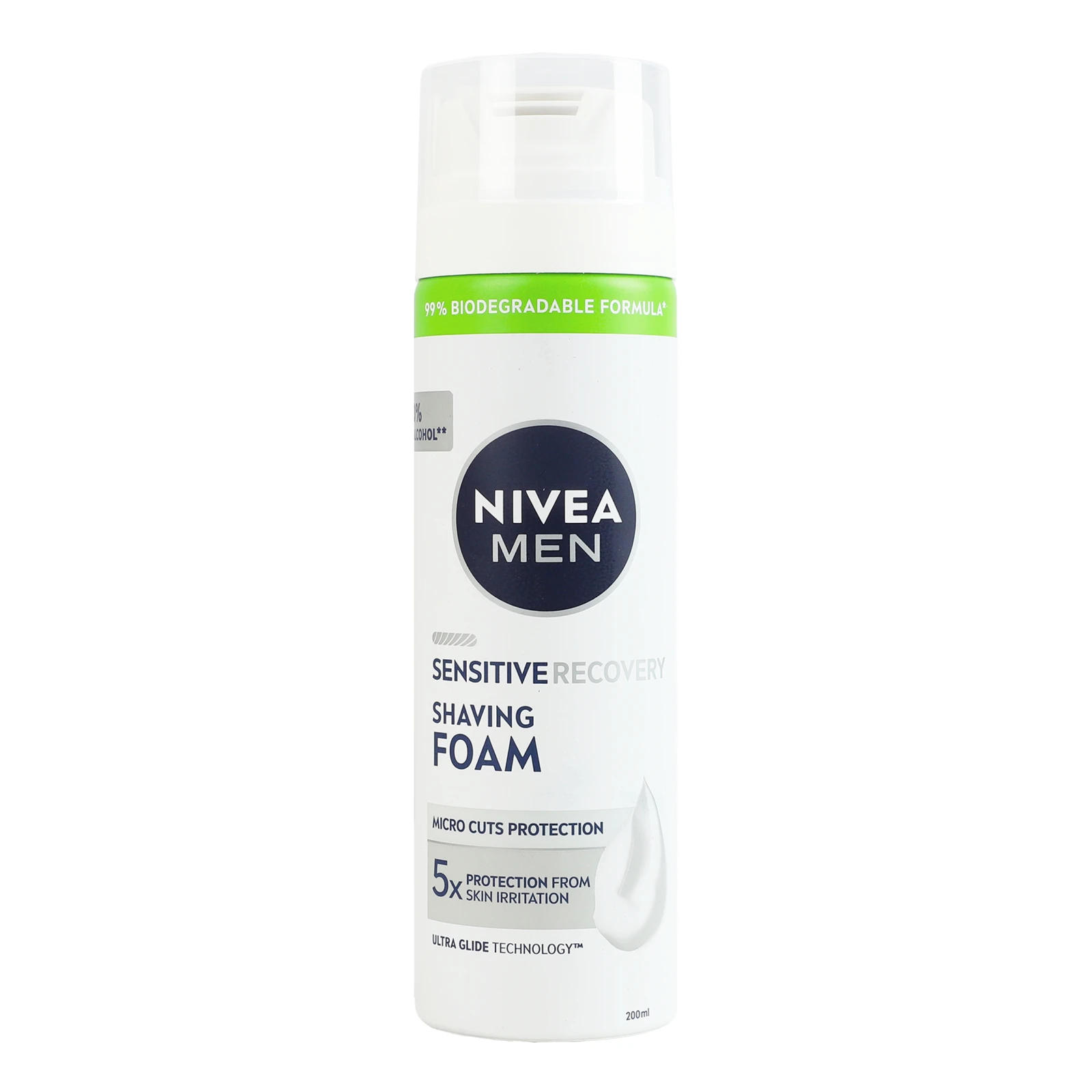 Піна для гоління Nivea Men Sensitive Recovery відновлююча для чутливої шкіри 200мл Фото №:1