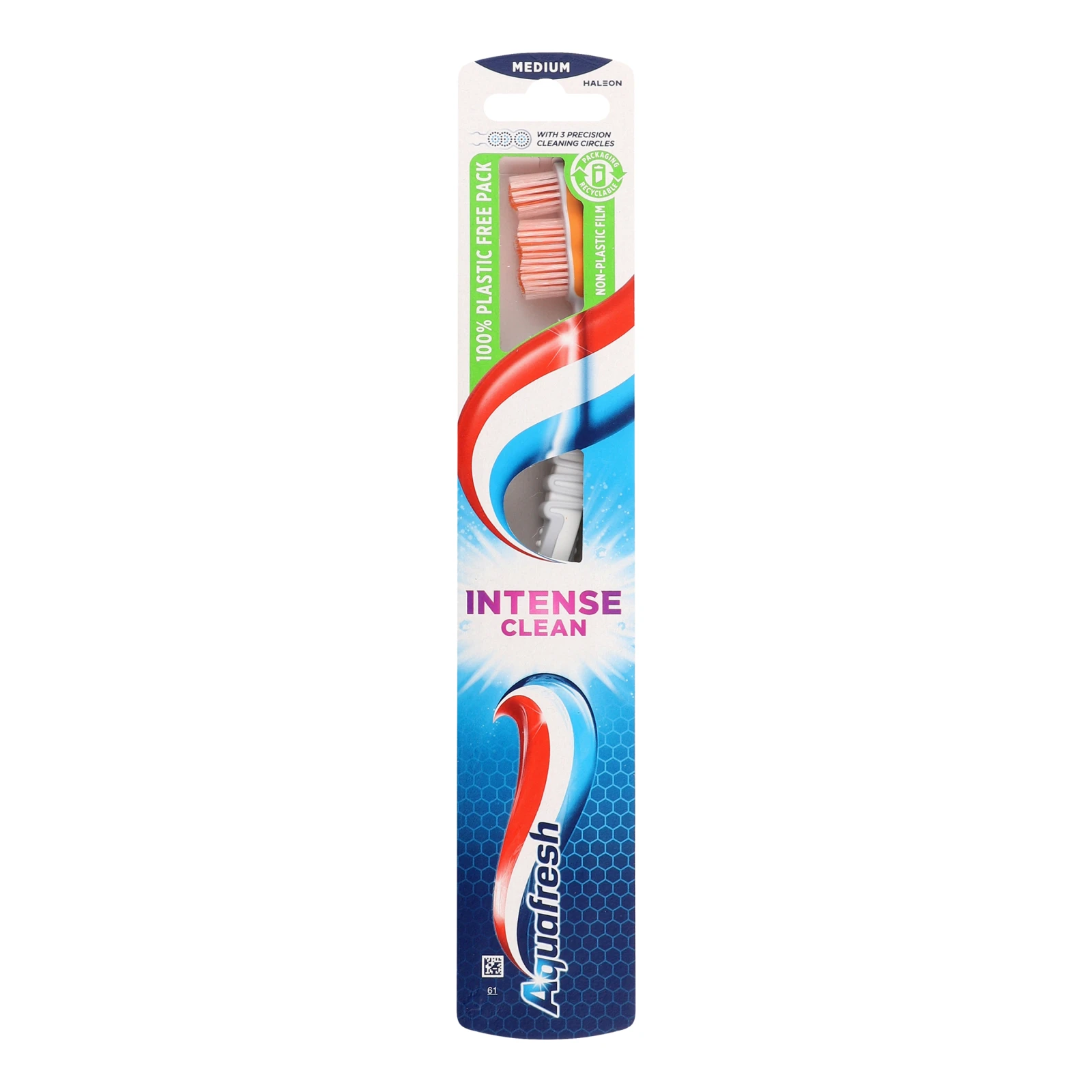 Щітка зубна Aquafresh Intense clean medium 1шт Фото №:1