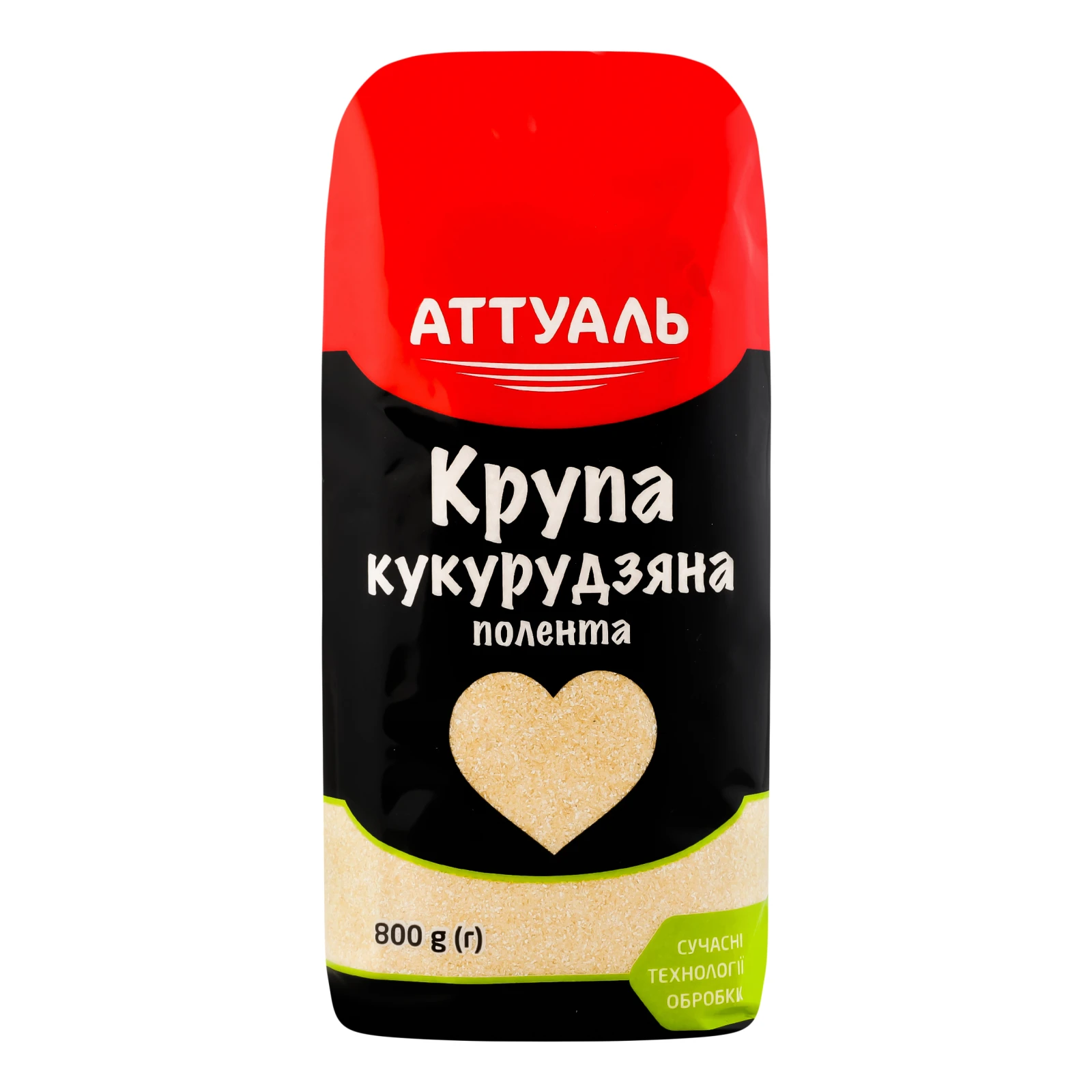Крупа кукурудзяна Аттуаль Полента шліфована №5 800г Фото №:1