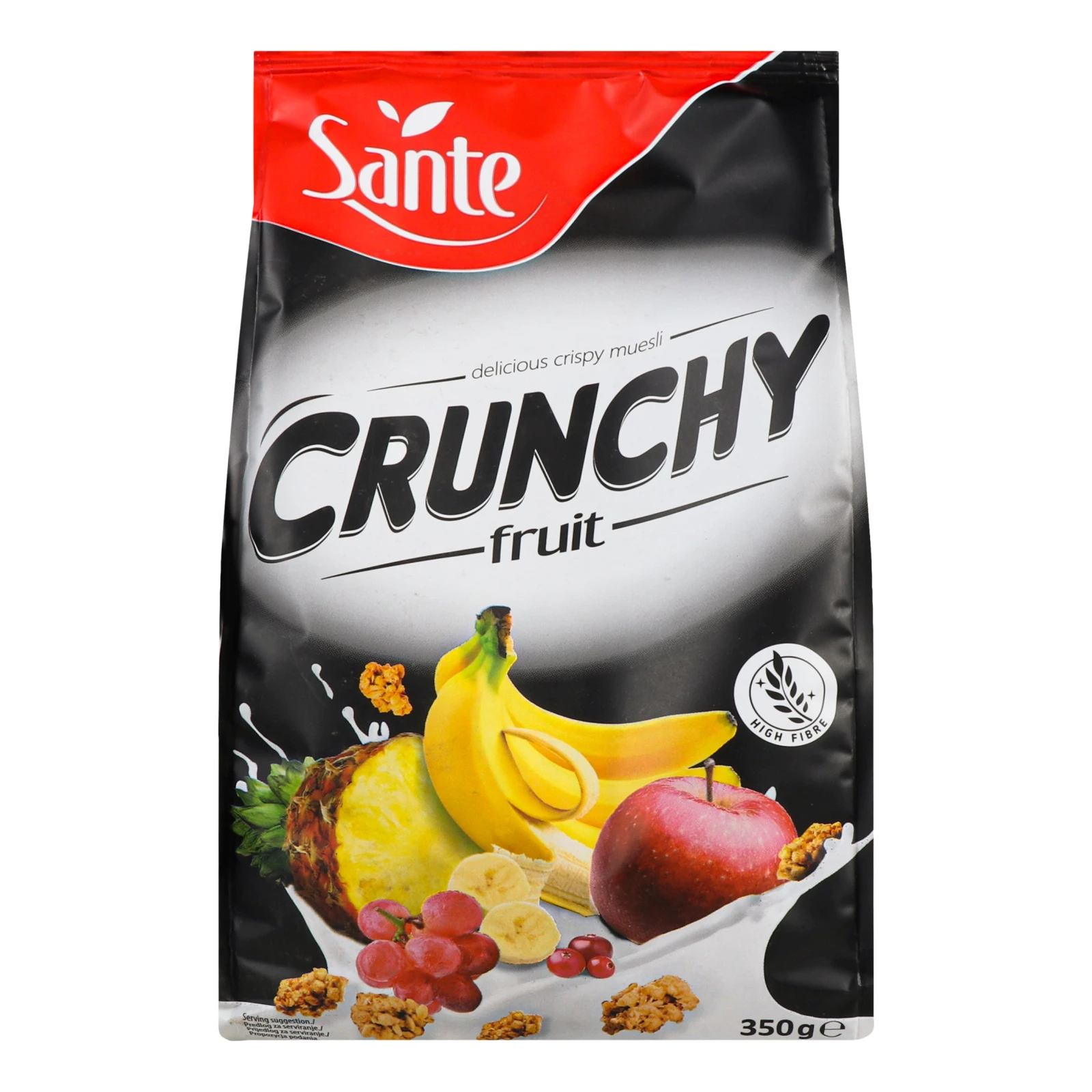 Кранчі Sante зернові хрусткі Fruit 350г Фото навігації №:1
