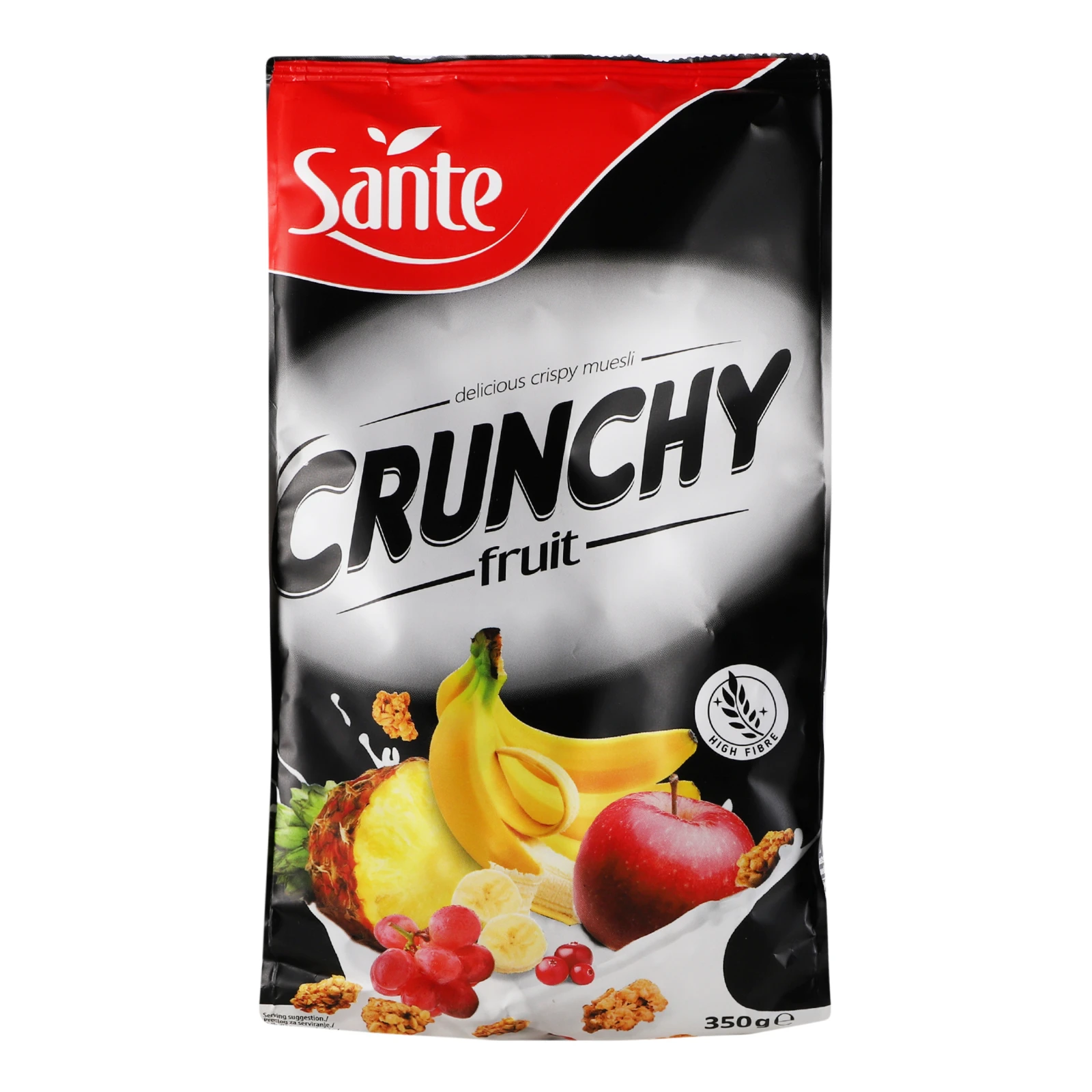 Кранчі Sante зернові хрусткі Fruit 350г