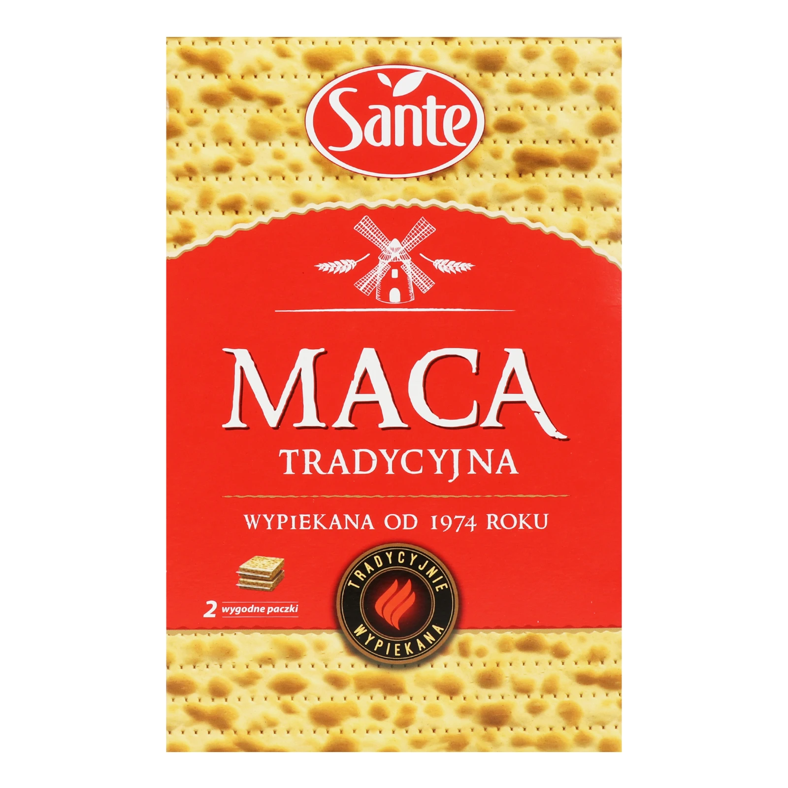 Маца Sante Традиційна пшенична 180г Фото №:1