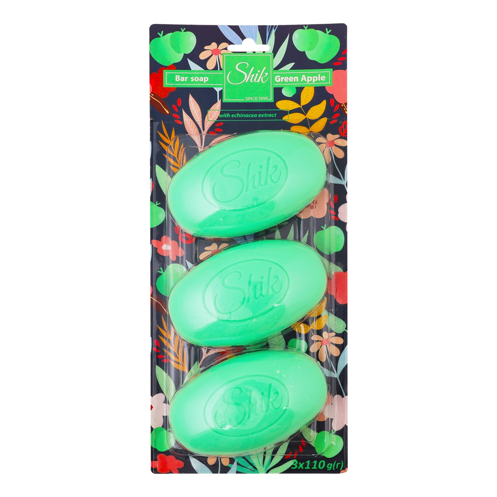Мило Shik Чарівний сад тверде туалетне Зелене яблуко 3х110г Фото №:1