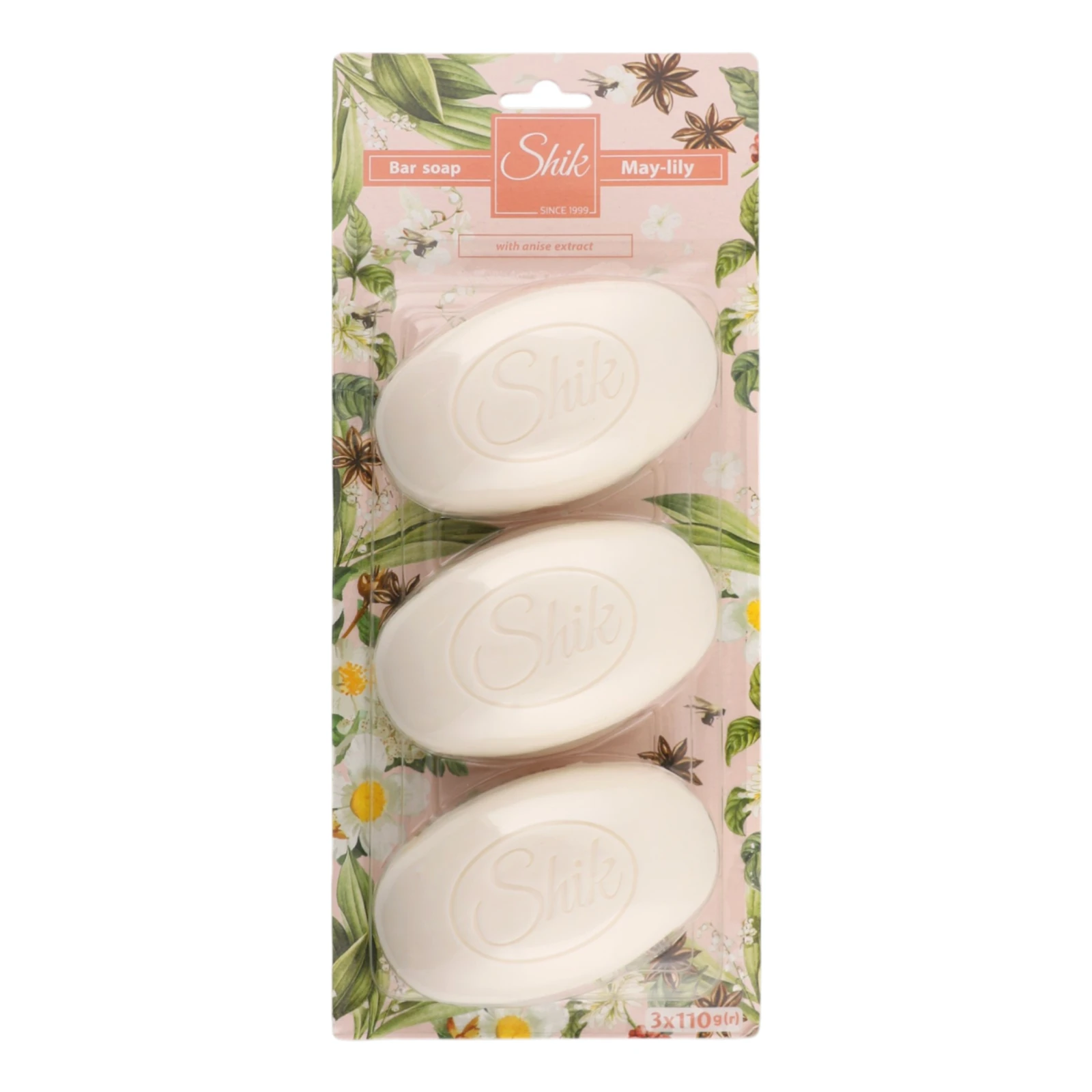 Мило Shik Квіти кохання тверде туалетне Конвалія 3х110г Фото №:1