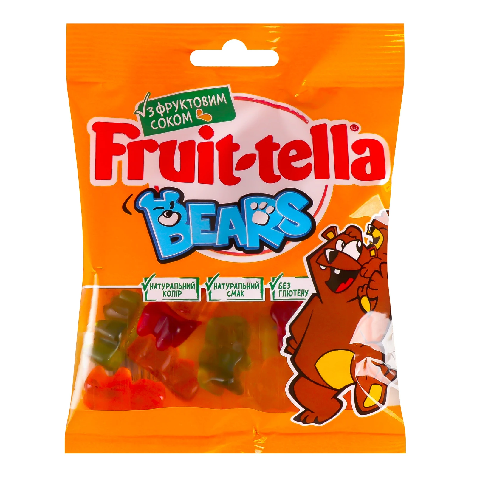 Мармелад Fruit-tella Orsetti жувальний 90г Фото навігації №:1