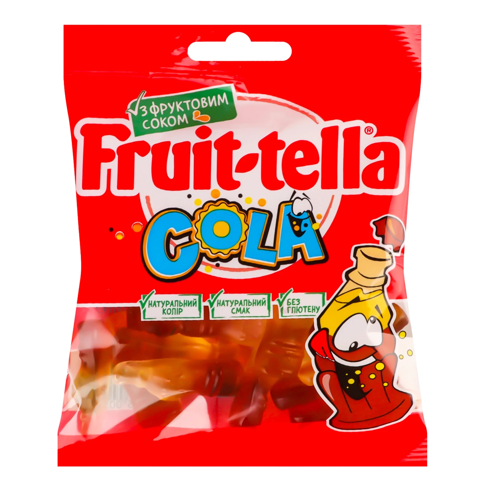 Мармелад Fruit-tella Cola жувальний 90г Фото навігації №:1