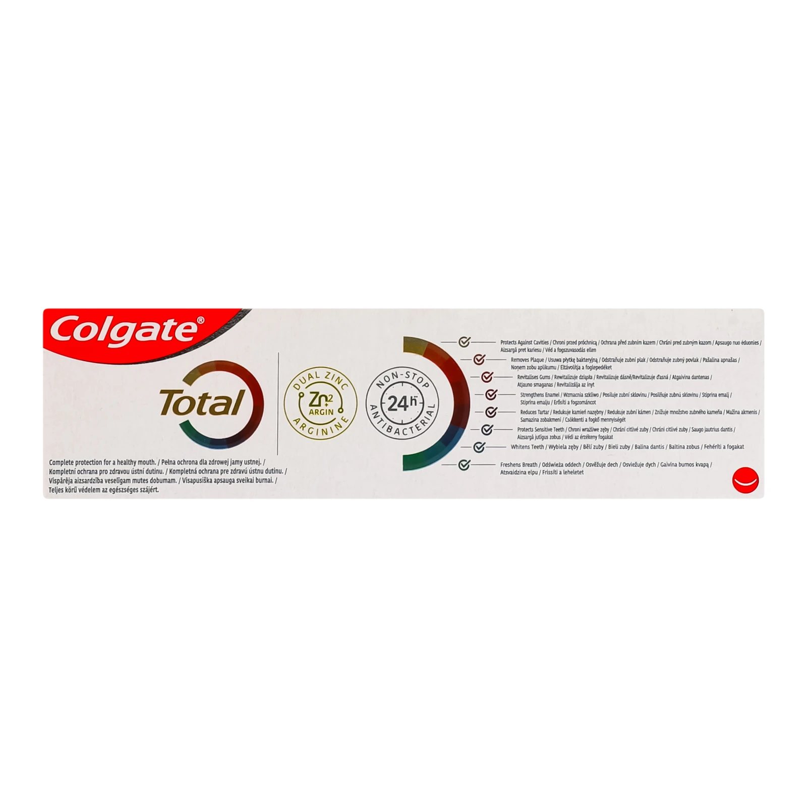 Паста зубна Colgate Total Активний захист + Комплексне відбілювання 75мл фото 2