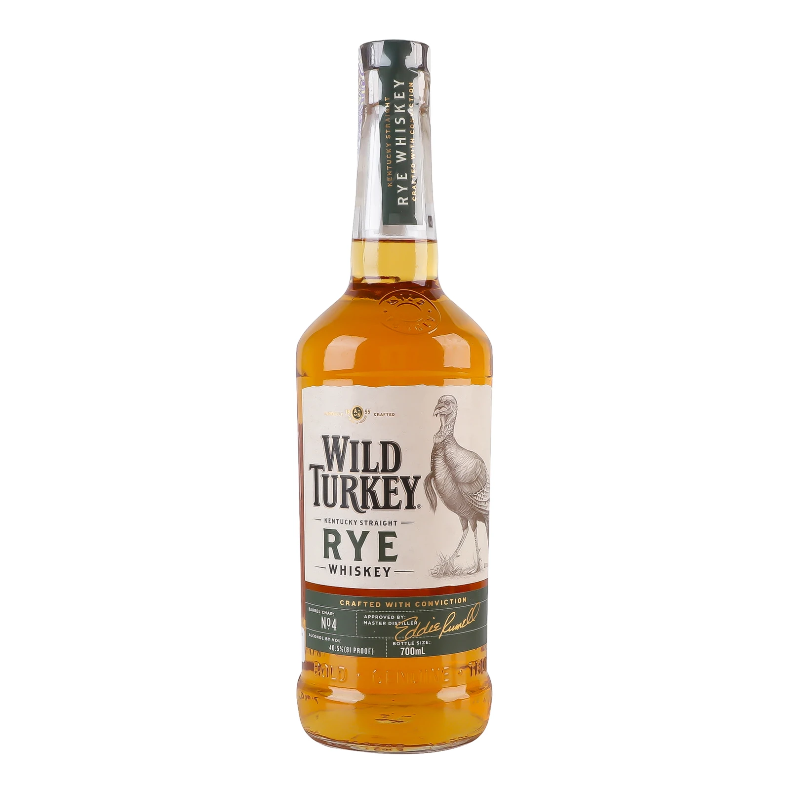 Віскі Wild Turkey Bourbon Rye 81 40.5% 0.7л Фото №:1
