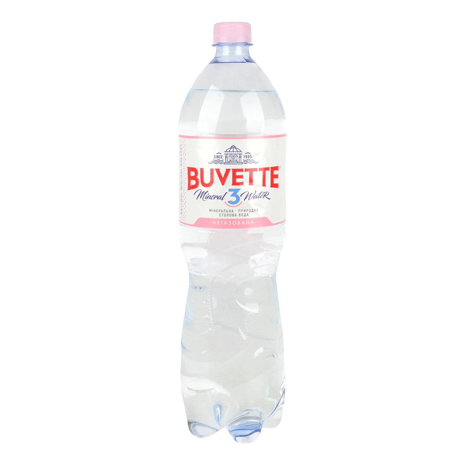 Вода мінеральна Buvette №3 природна столова негазована 1.5л