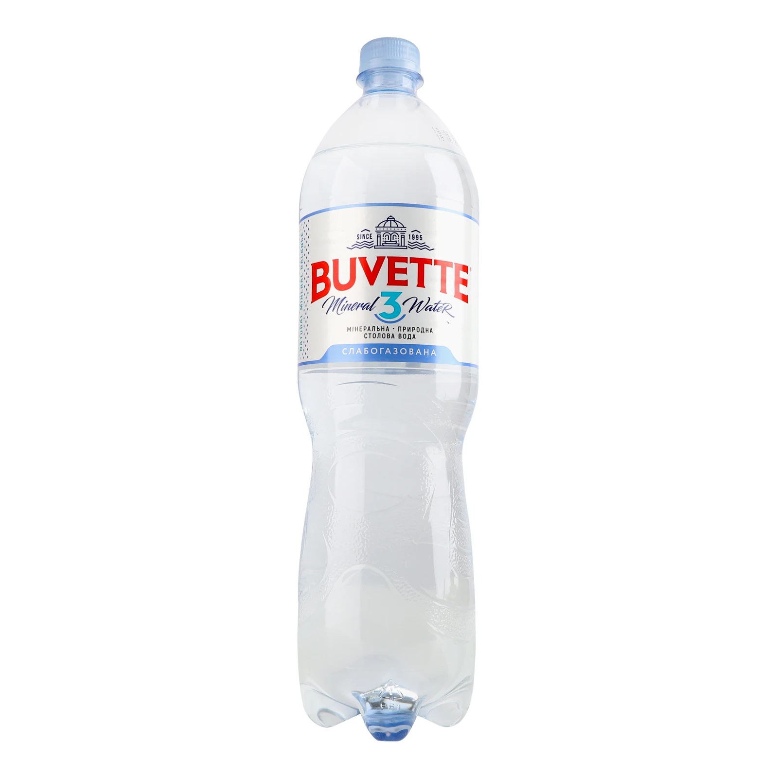 Вода мінеральна Buvette №3 природна столова слабогазована 1.5л Фото №:1