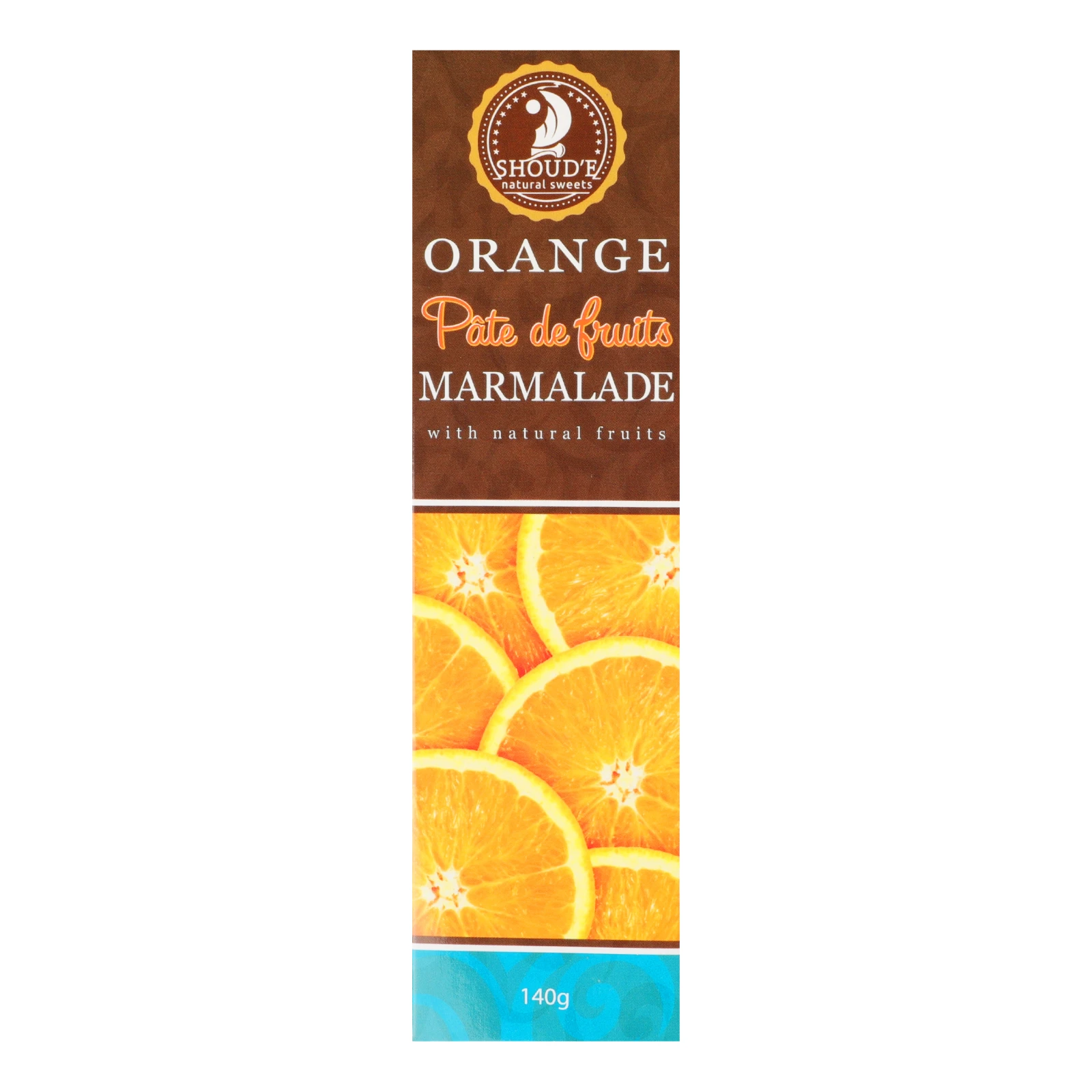 Мармелад Shoud'e Pate de Fruits Orange 140г Фото №:1