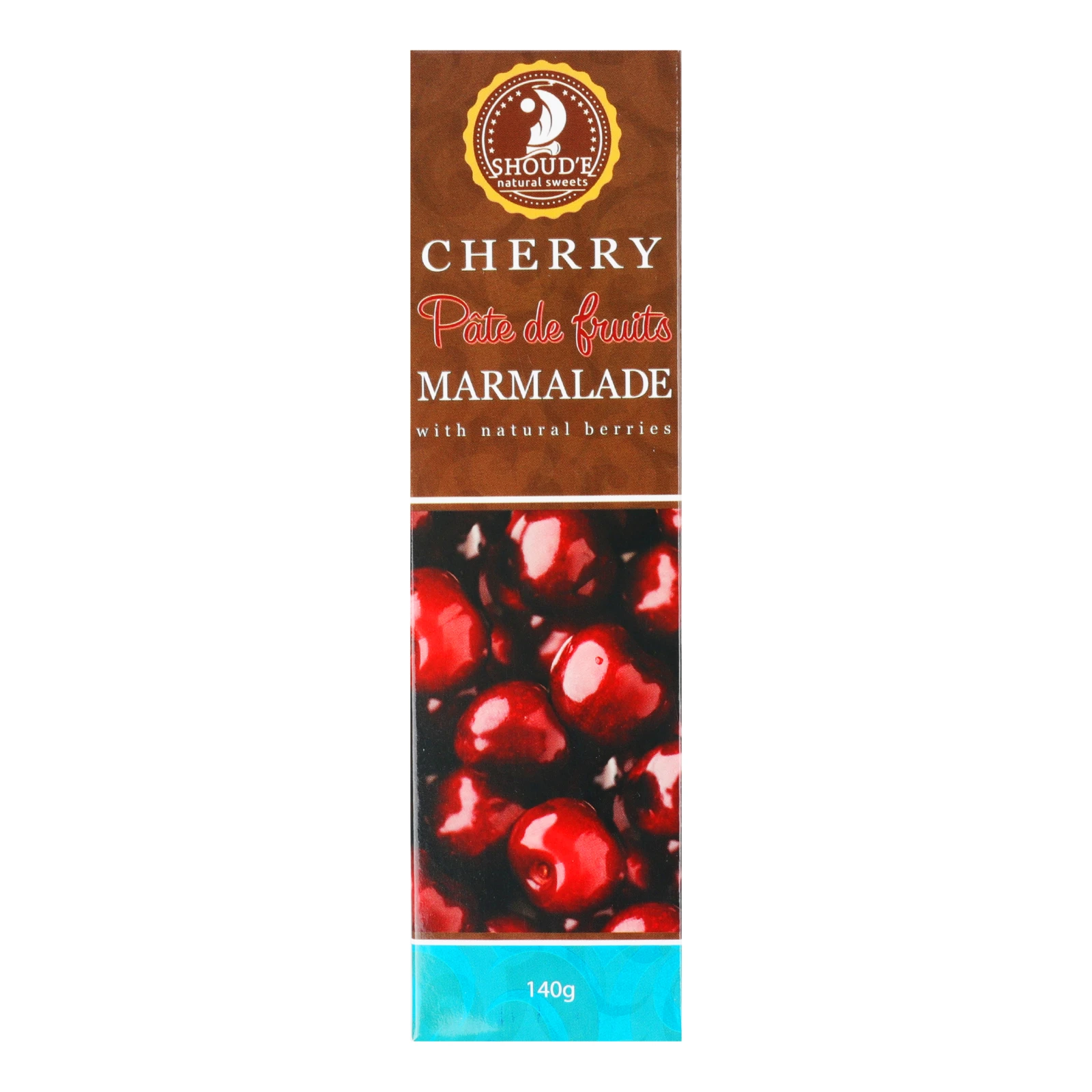 Мармелад Shoud'e Pate de Fruits Cherry 140г Фото навігації №:1