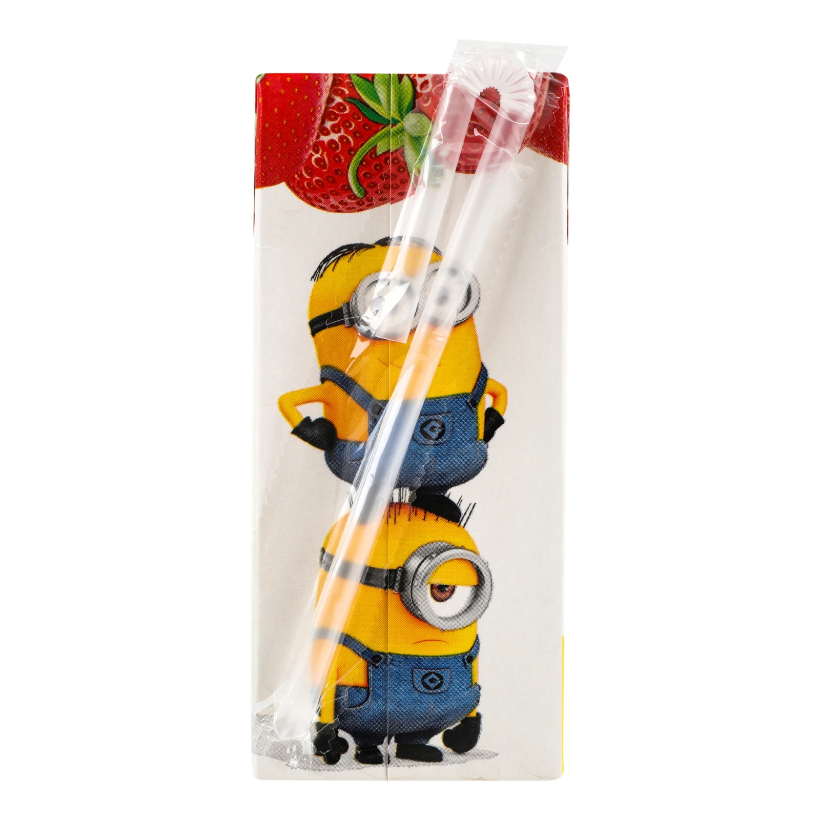 Коктейль молочний Minions ультрапастеризований Полуниця 2% 200г Фото №:2