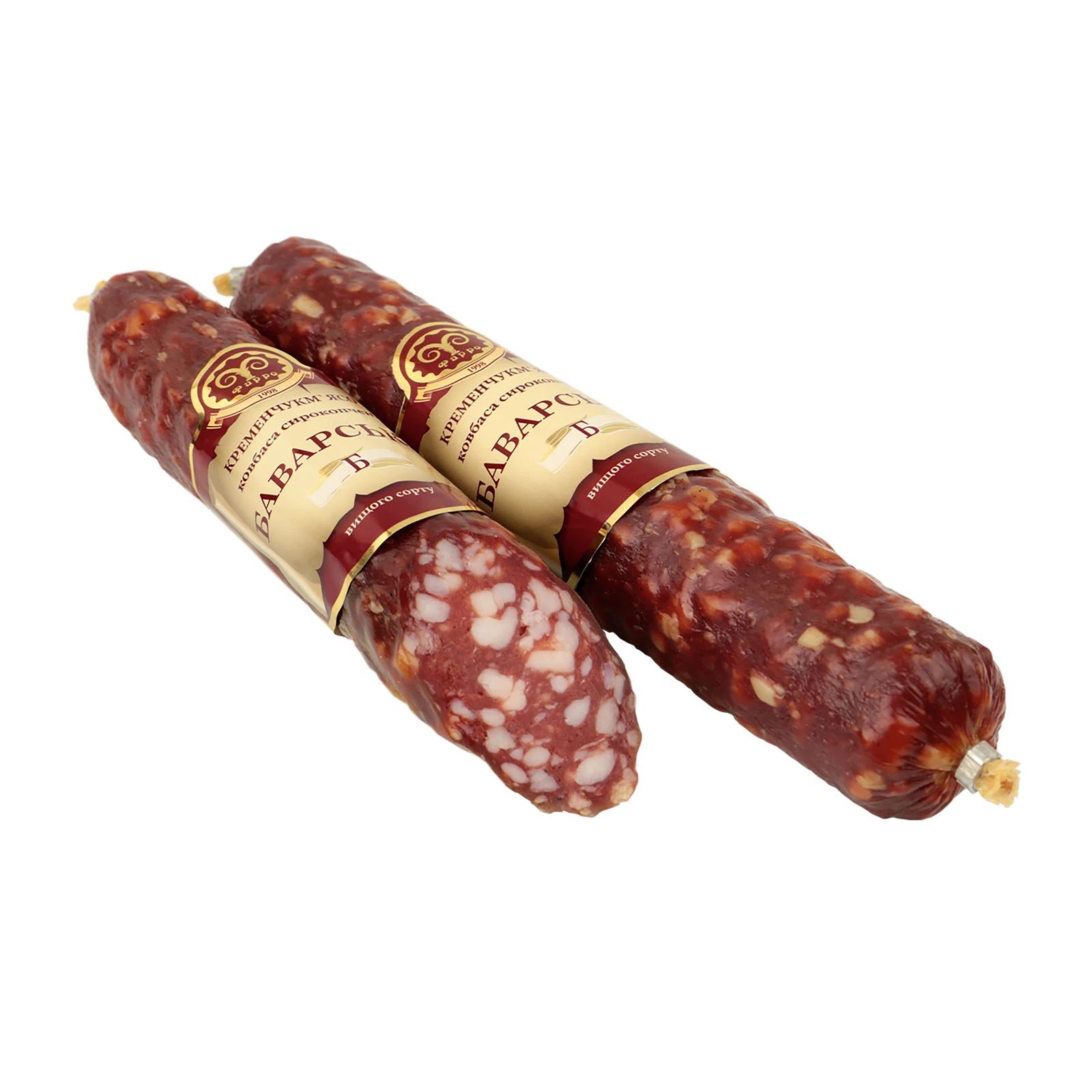 Ковбаса Фарро Баварська сирокопчена вищий сорт Фото №:1