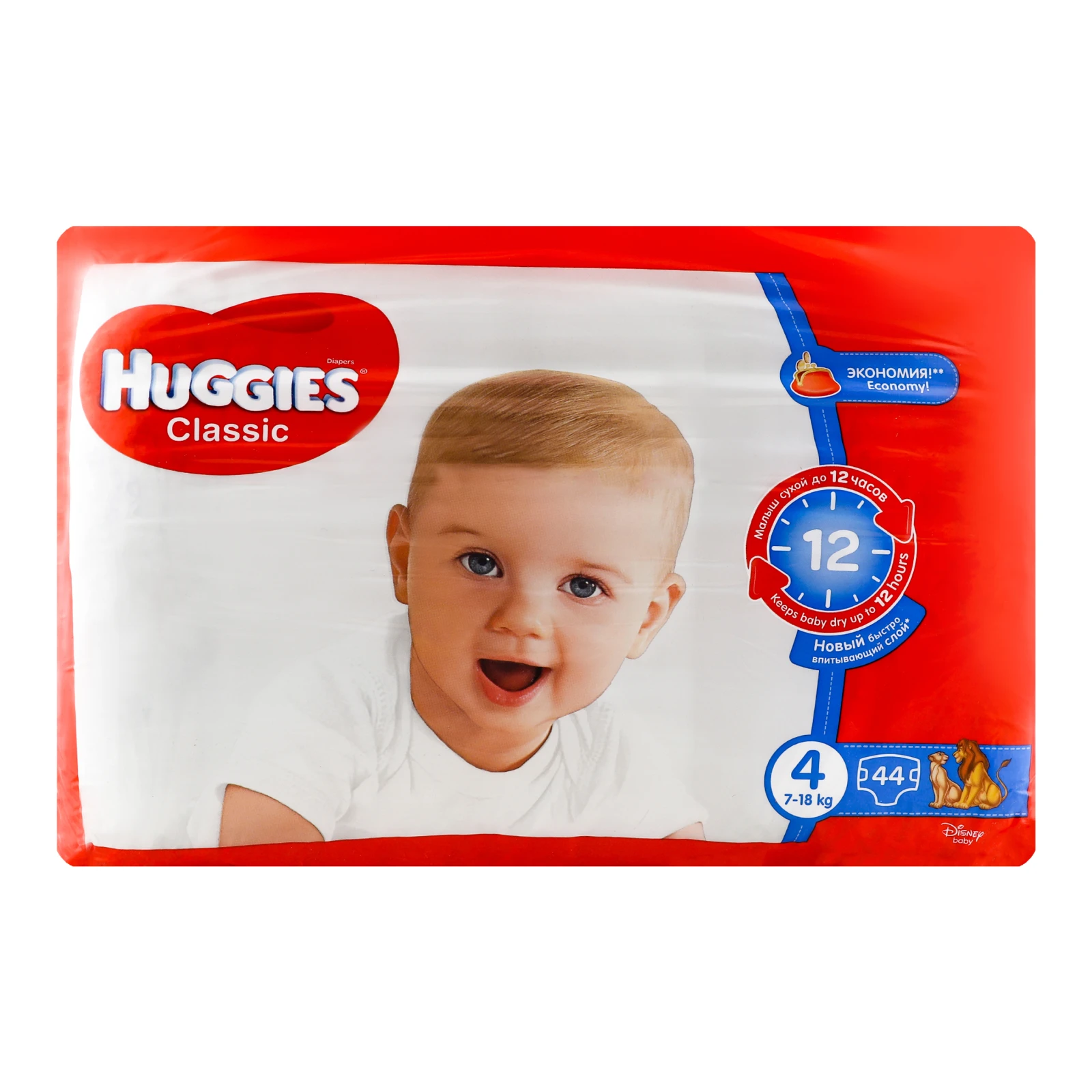 Підгузники Huggies Classic 7-18кг 4 для дітей 50шт/уп Фото №:1