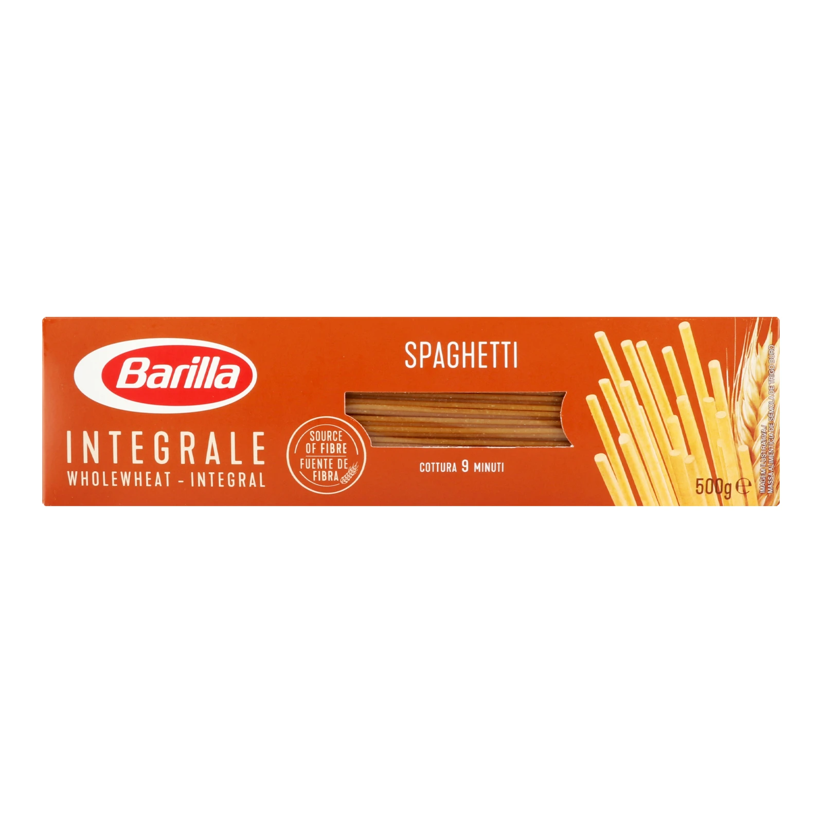 Макарони Barilla Spaghettini №5 цільнозернові 500г Фото №:1