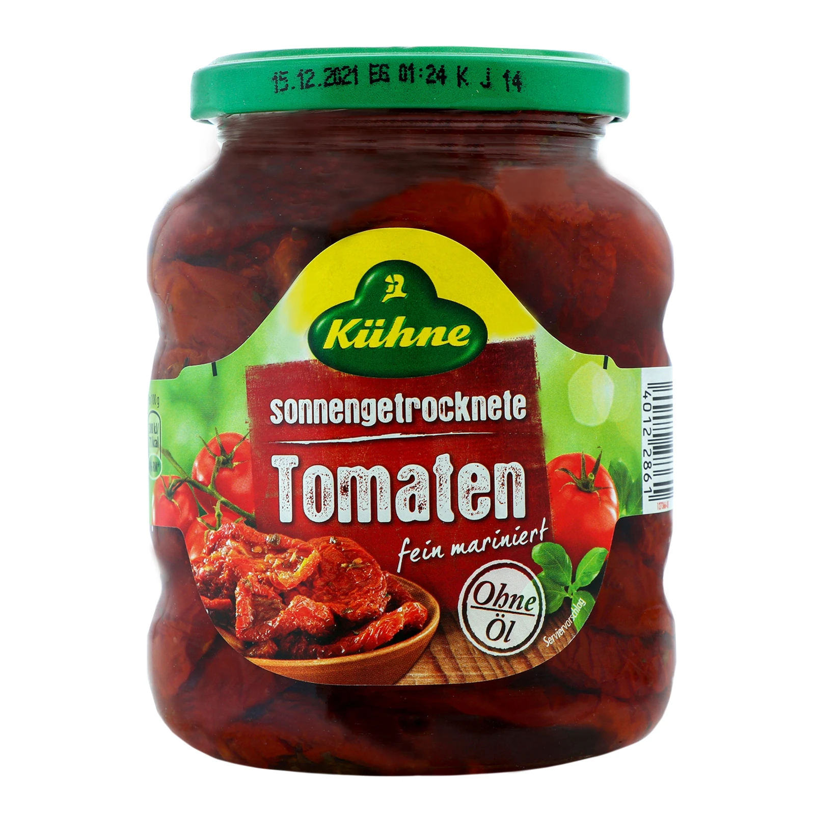 Томати Kuhne в'ялені без олії 340г Фото №:1