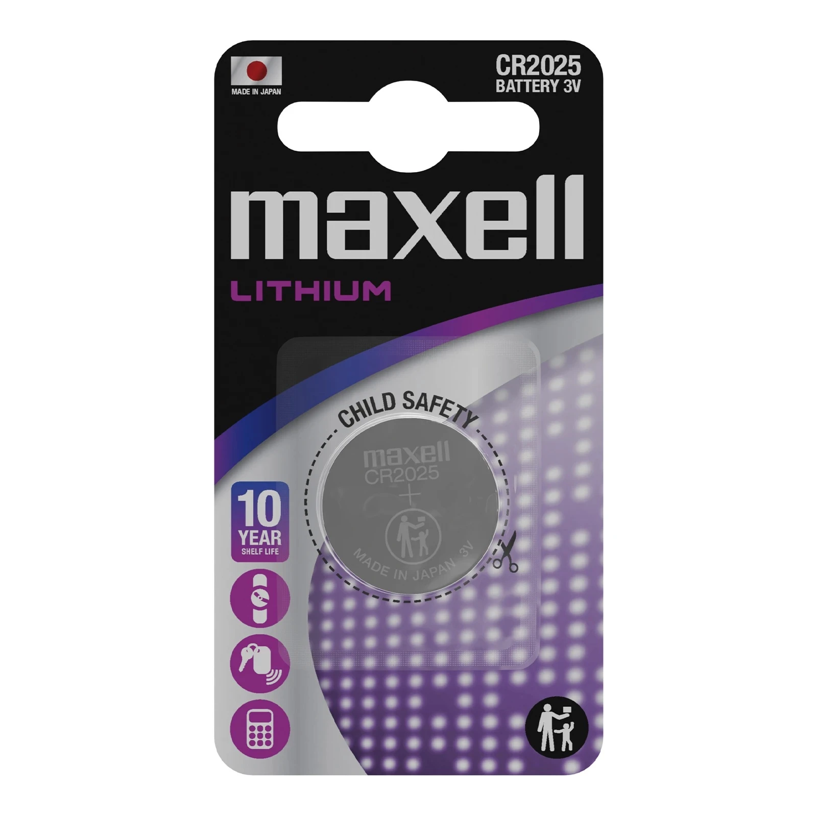 Батарейка Maxell літієва таблетка 3V CR2025 Фото №:1