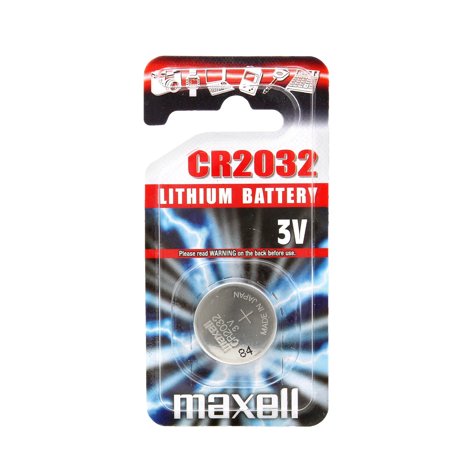Батарейки Maxell CR2032 1шт Фото №:1
