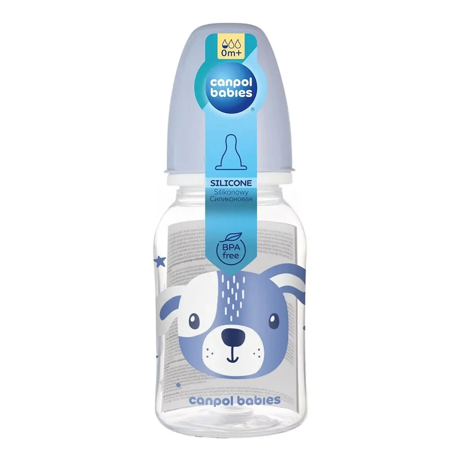 Пляшка Canpol babies Веселі звірята №11/851 з малюнком 120мл Фото №:1