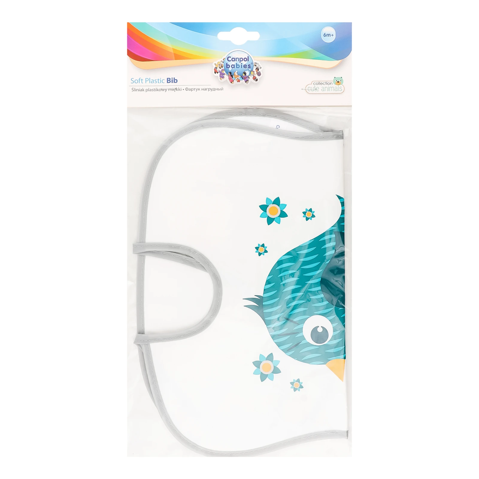 Нагрудник Canpol Babies дитячий пластмасовий м'який №2/919 1шт Фото №:1
