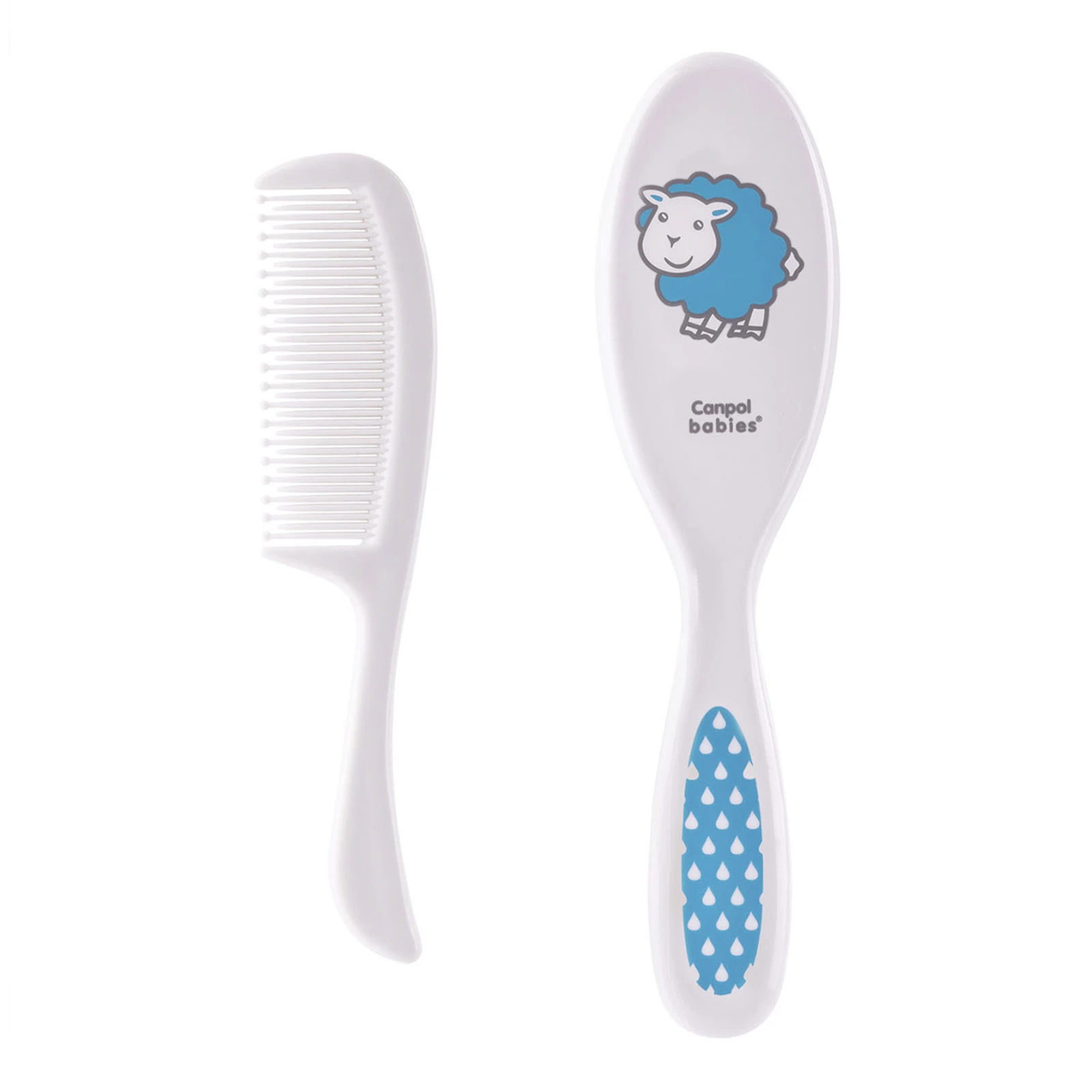 Щітка для волосся і гребінець Canpol babies №2/417 0 міс+ Фото №:2