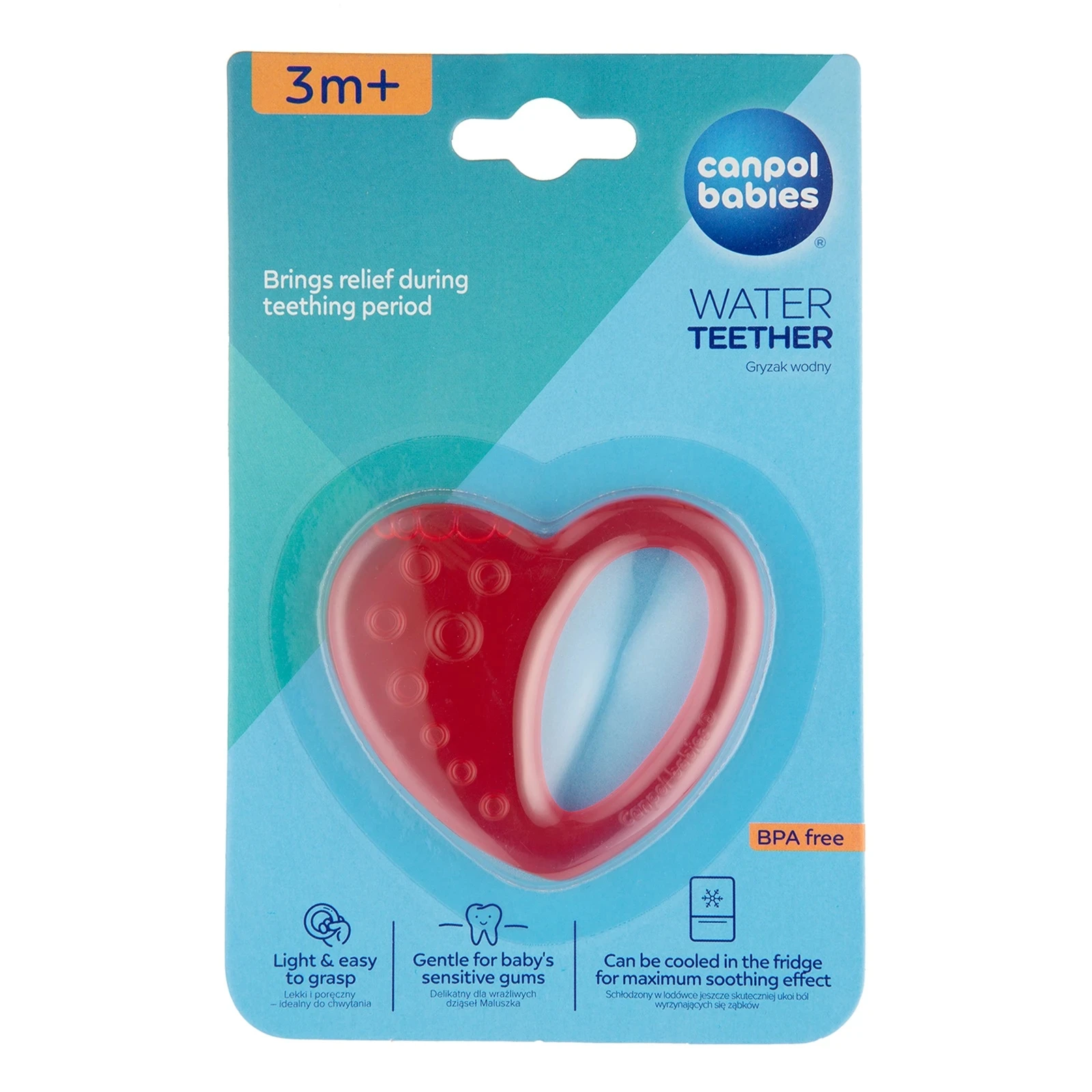 Прорізувач для зубів Canpol babies Серце 2/294 Фото №:1