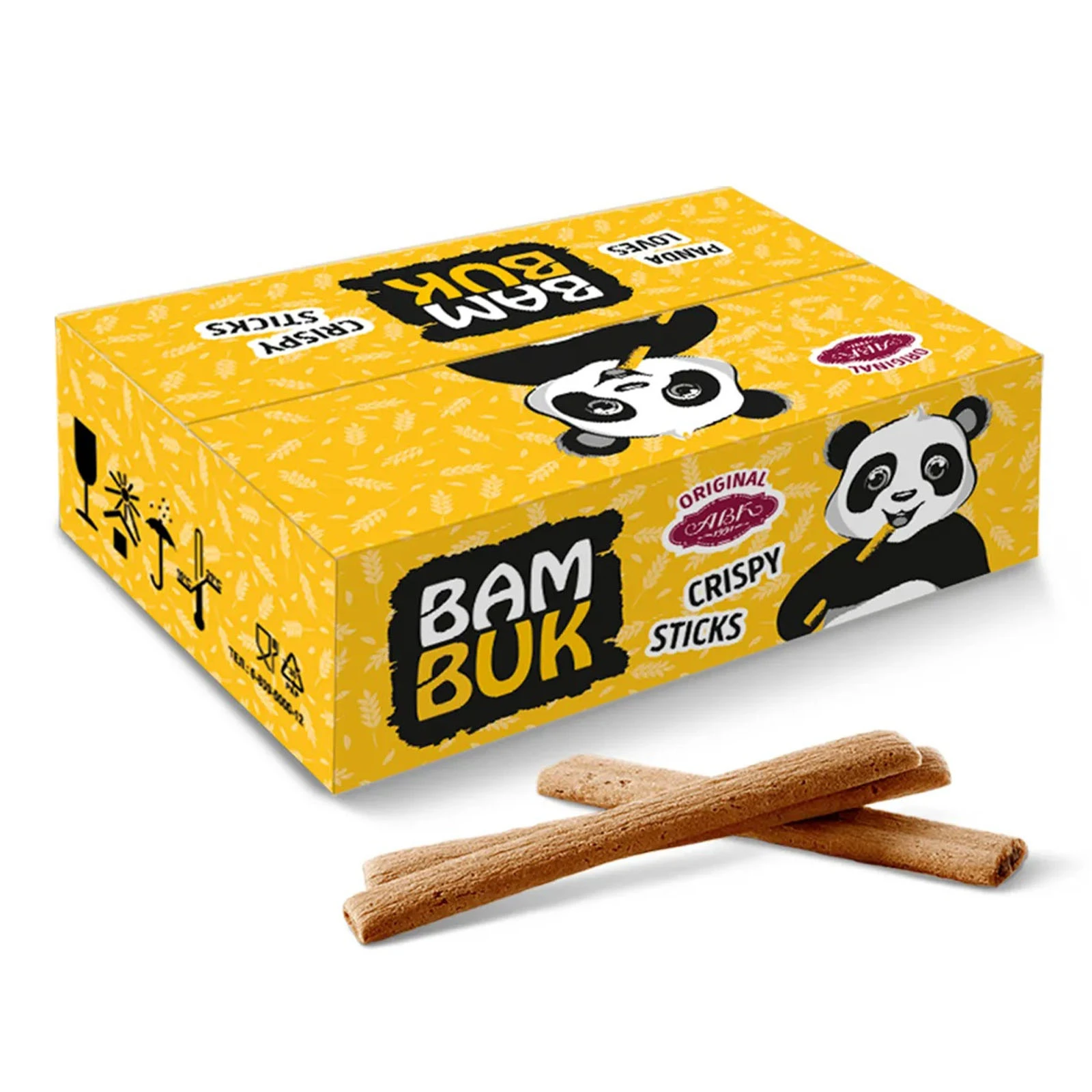 Снеки мультизлакові АВК Бам-Бук зі смаком шоколаду Фото №:1