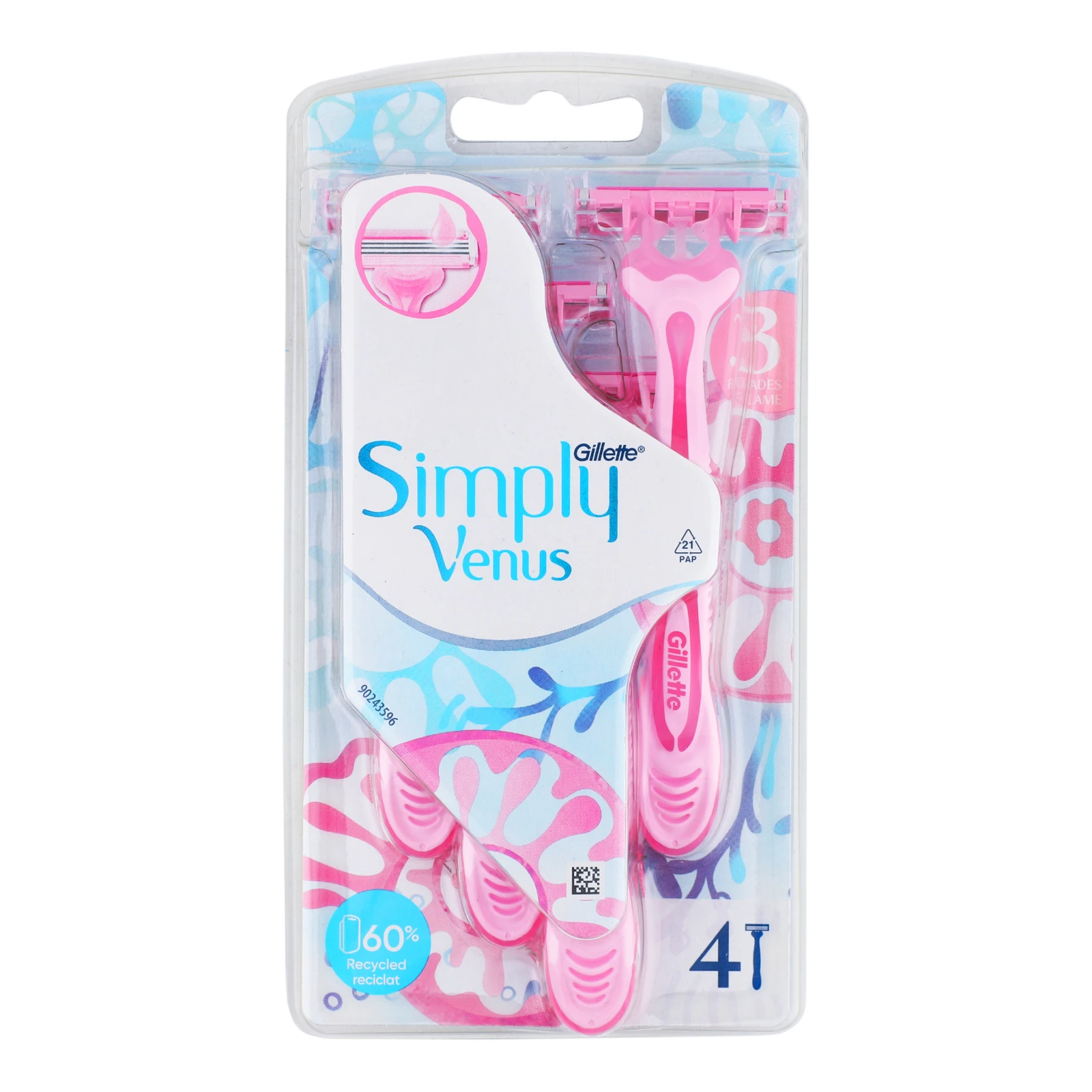 Бритви Gillette Venus 3 Simply одноразові 4шт