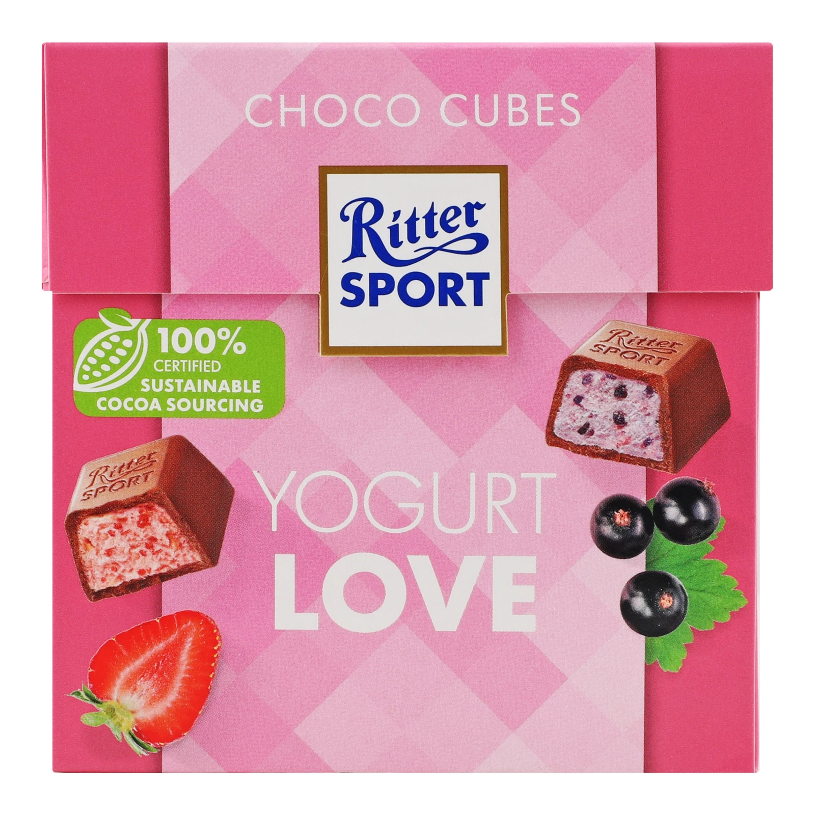 Шоколад Ritter Sport Шоколадні куби Yogurt love молочний 176г Фото №:2