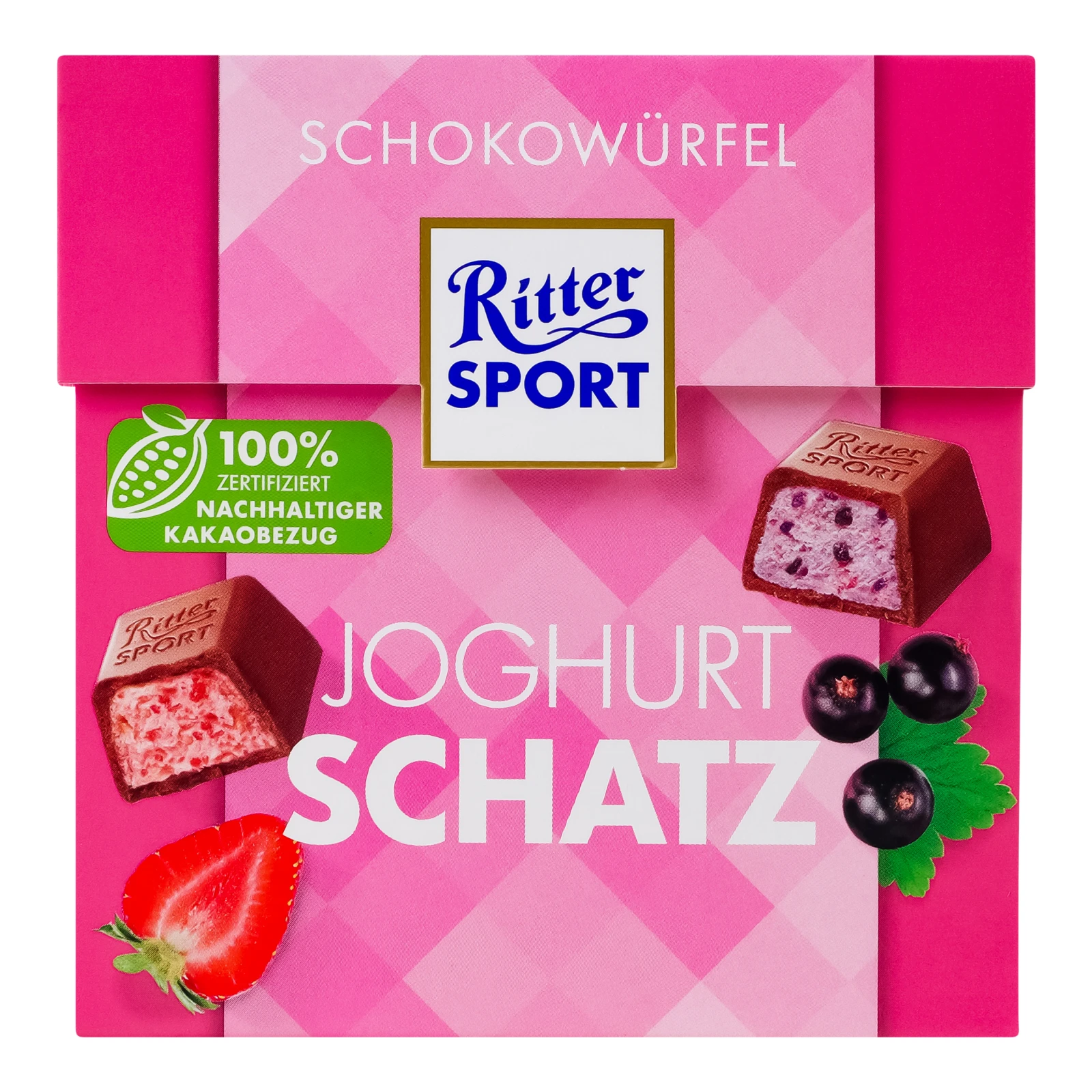 Цукерки Ritter Sport Шоколадні куби Yogurt love 176г Фото №:2