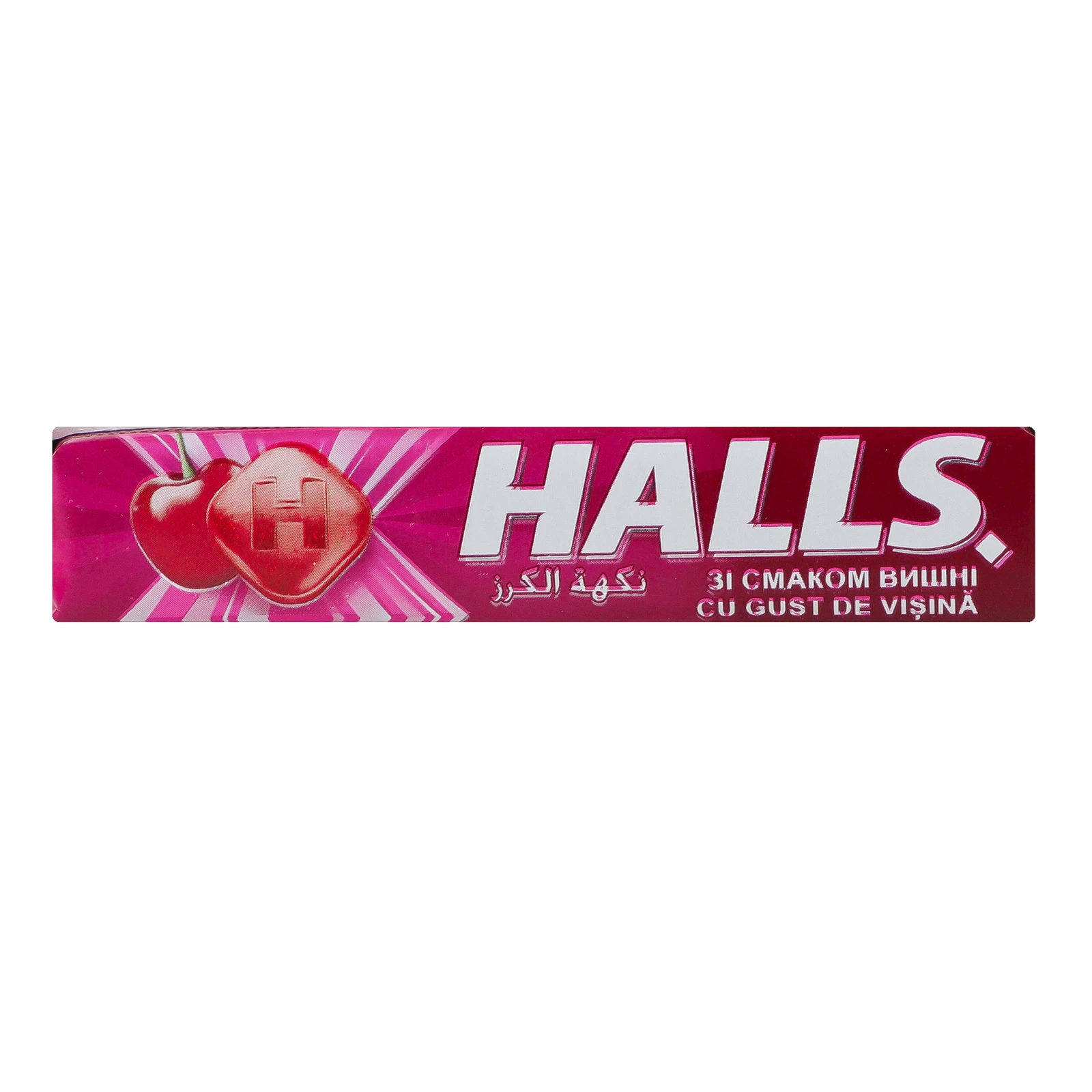 Льодяники Halls зі смаком вишні 25.2г Фото навігації №:1