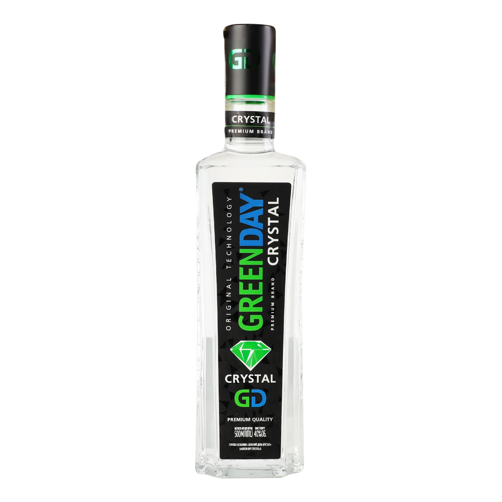 Горілка Green Day Crystal особлива 40% 0.5л