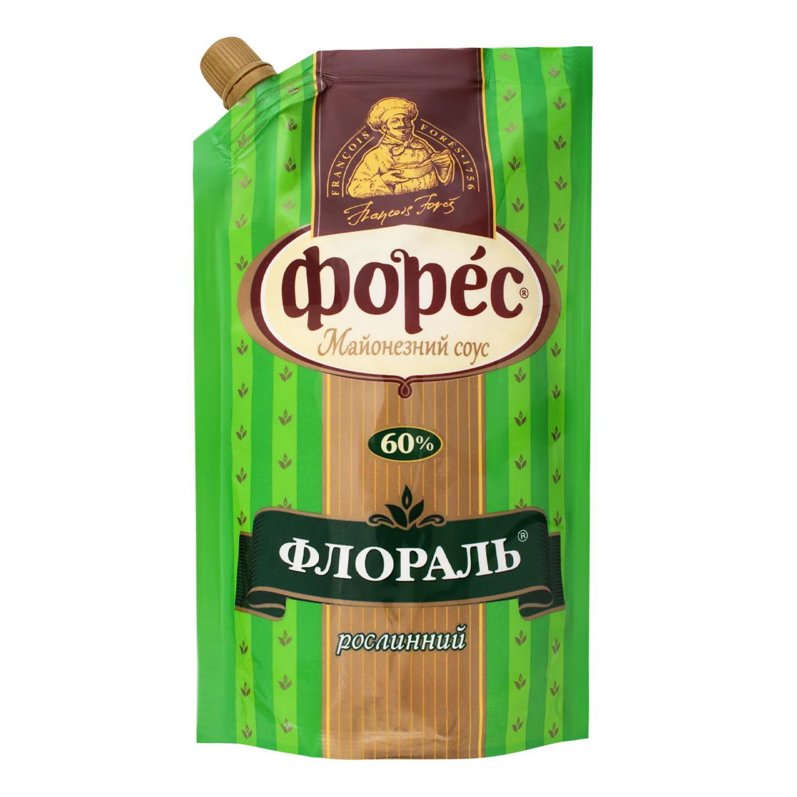 Соус майонезний Форес Флораль рослинний 60% 290 г Фото №:1