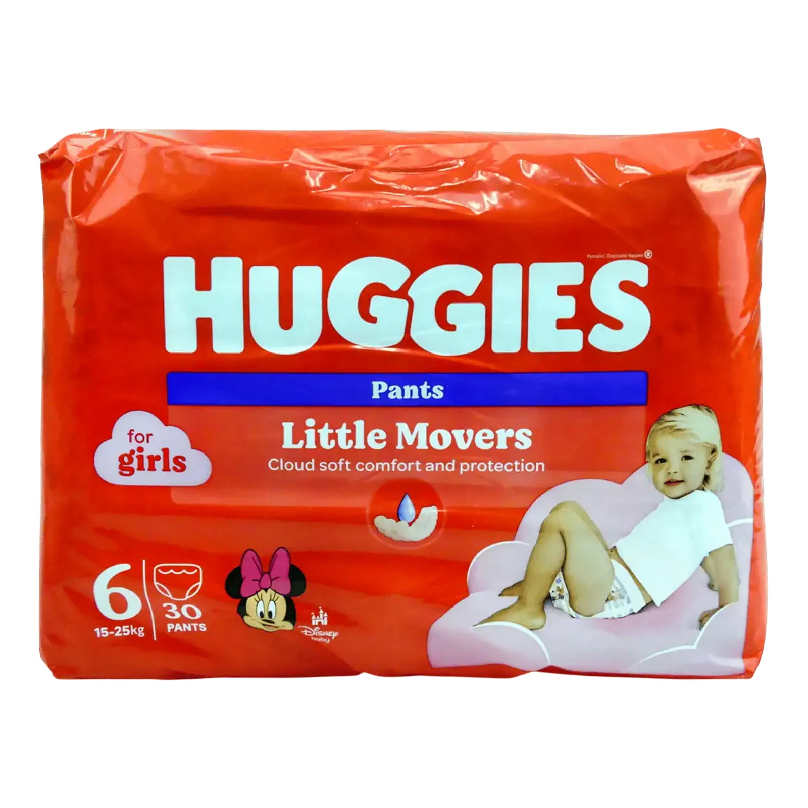 Підгузки-трусики Huggies 15-25кг для дівчаток дитячі гігієнічні 30шт Фото №:1