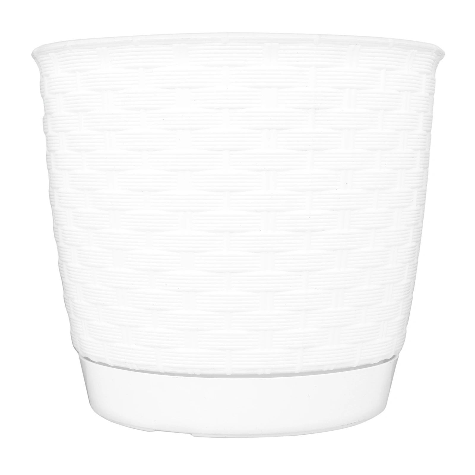 Горщик д/квітів RATOLLA 165мм круглий, з підст, білий 70763-449 Фото №:1