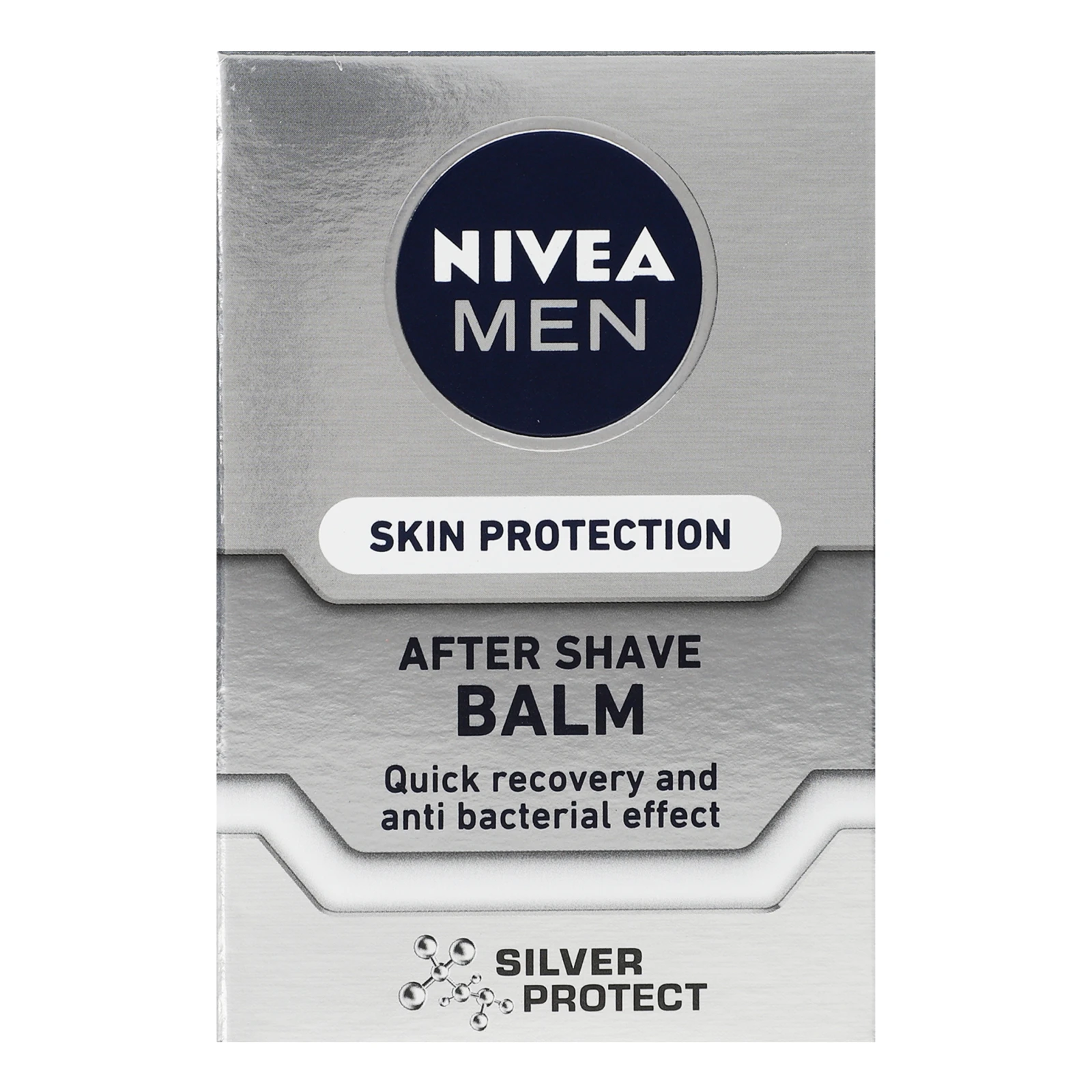 Бальзам після гоління Nivea Men Срібний захист з антибактеріальним ефектом 100мл Фото №:1